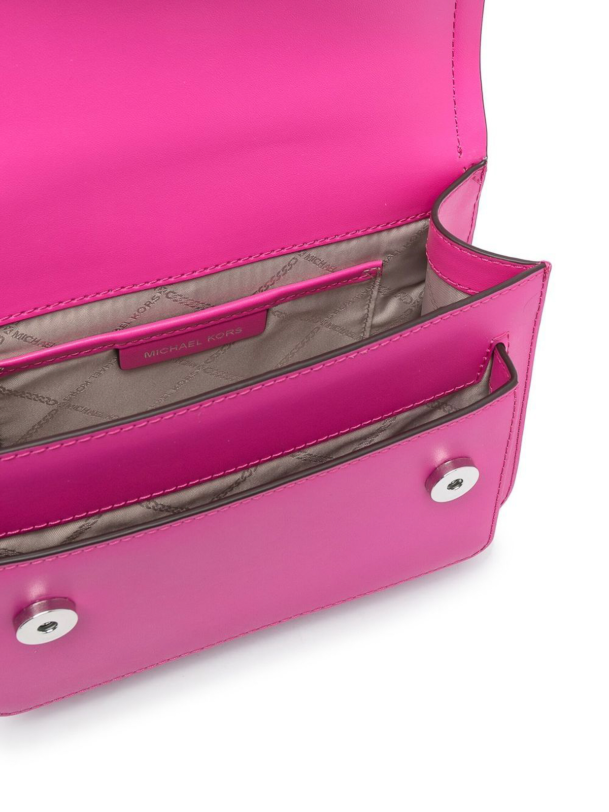 Shop Michael Kors Heather Large Shoulder Bag In Pink