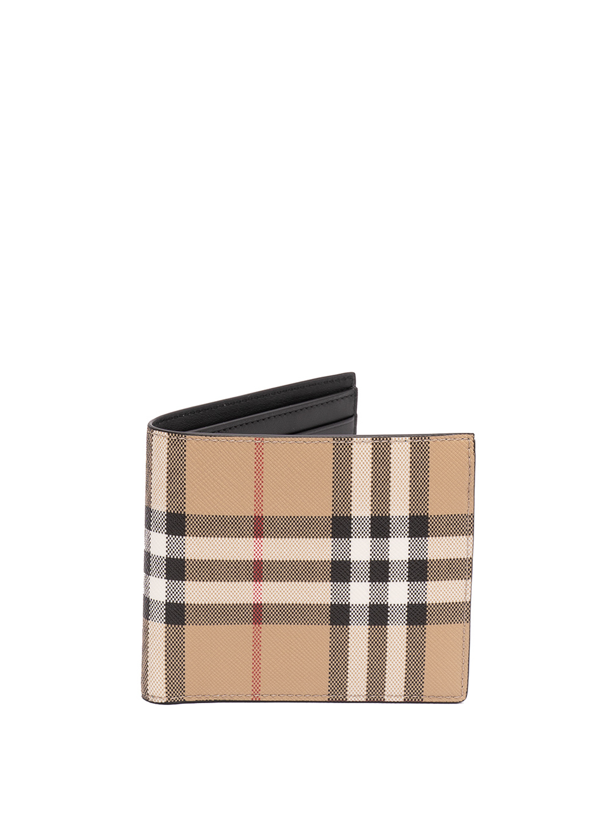 Burberry Unisex Checkered Leather Multi-Color Credit Card Case