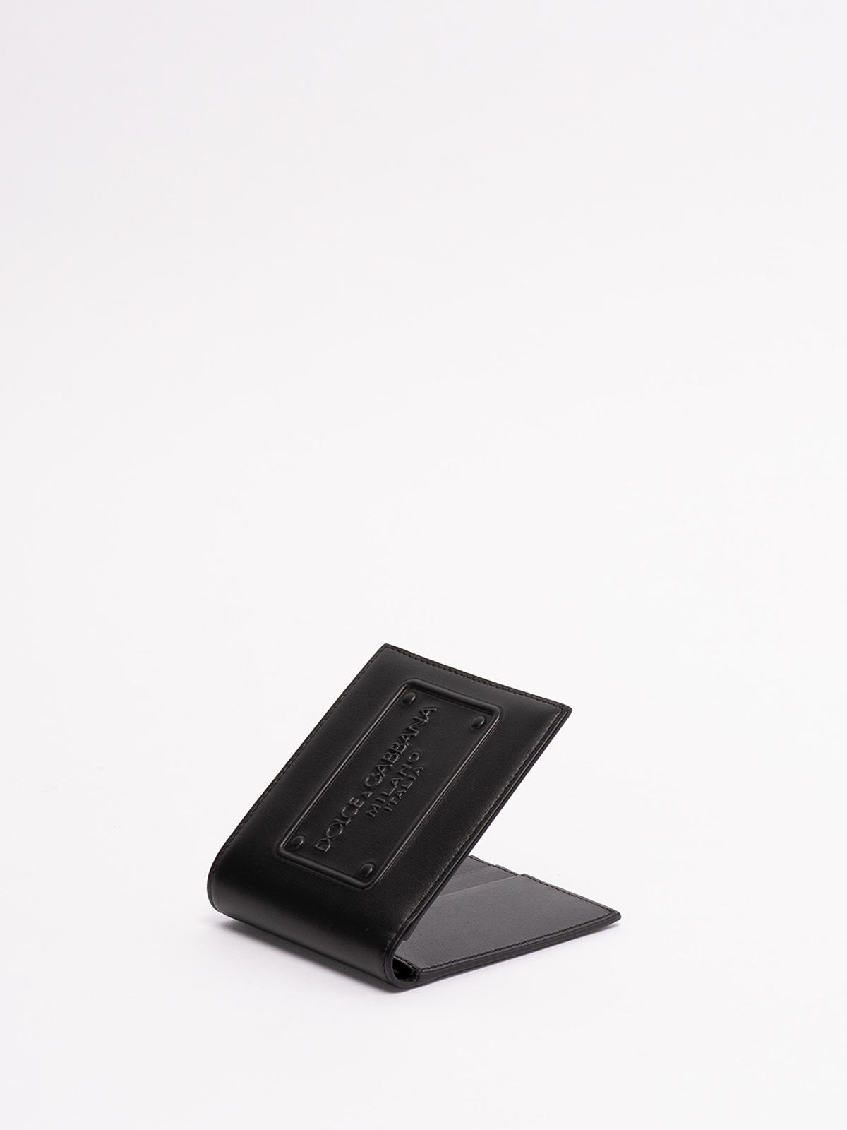 Shop Dolce & Gabbana Leather Bi-fold Wallet In Negro