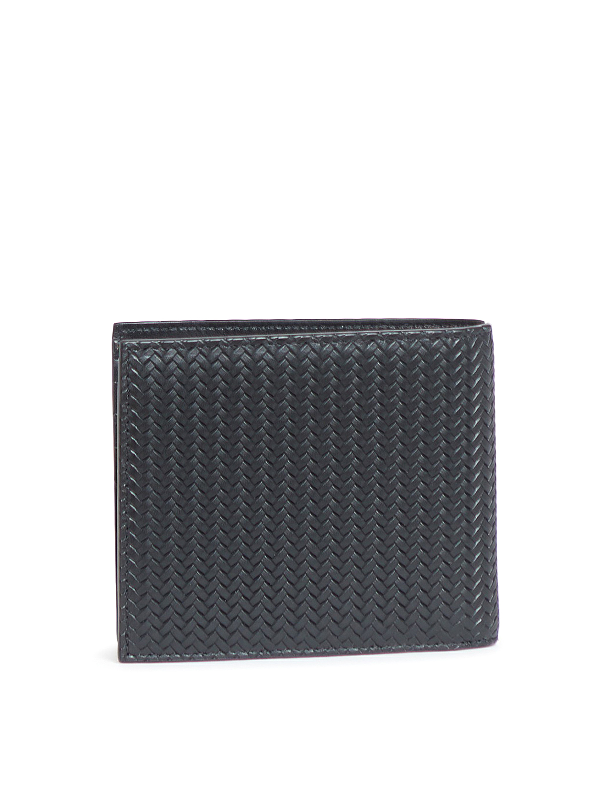 Giorgio Armani Woven leather and logo wallet|Y2R120Y757X80001