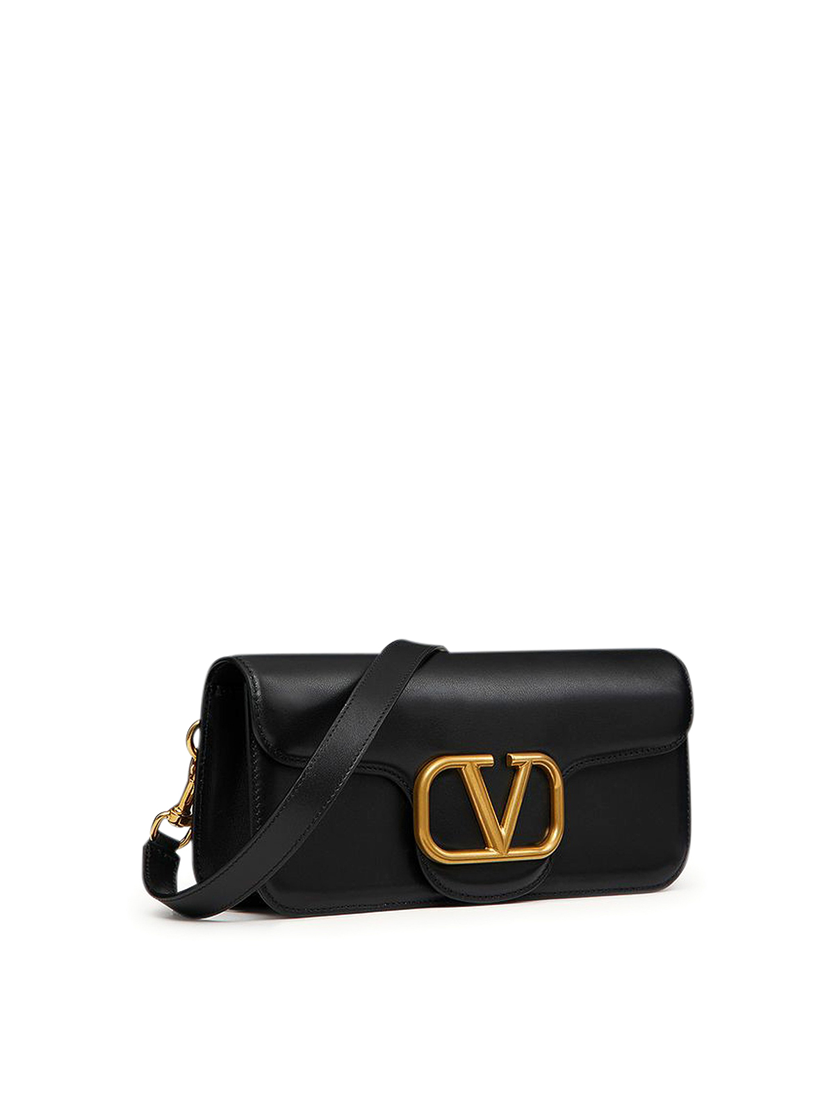 Valentino Garavani Supervee Crossbody Bag Linen with Leather