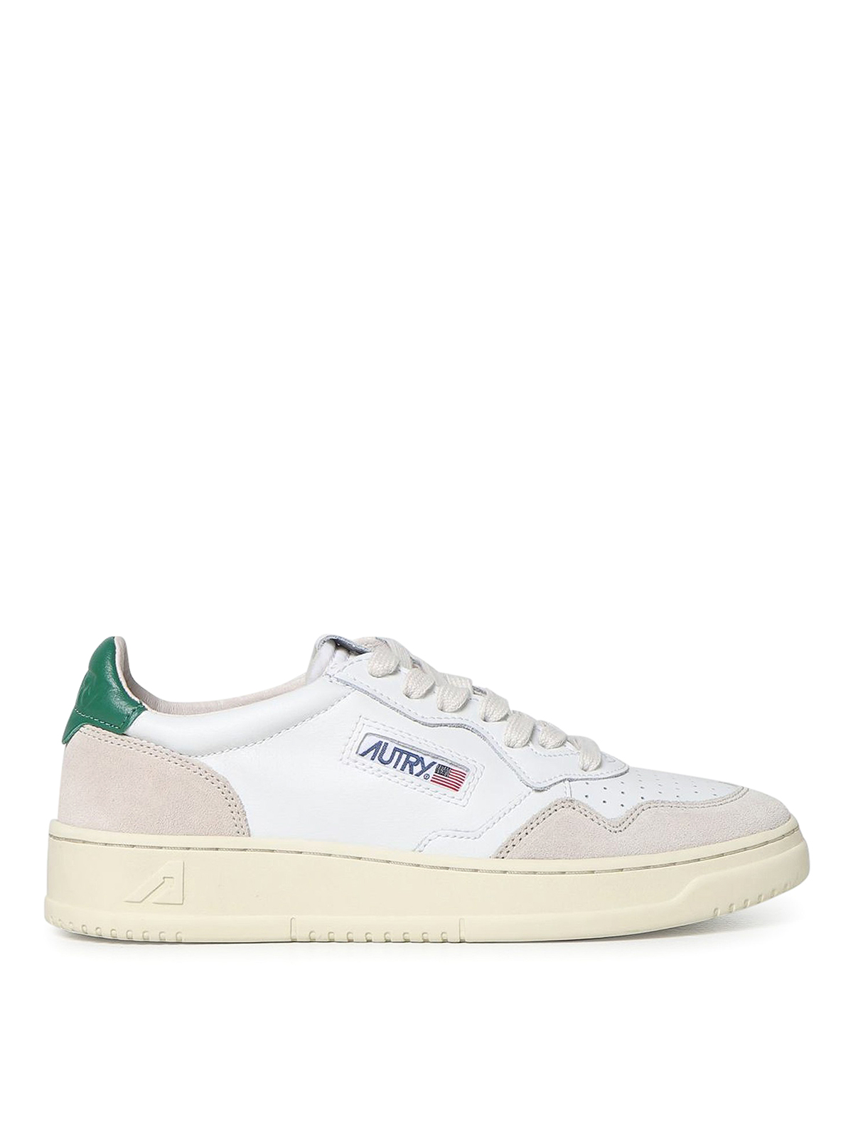 Autry Women's Medalist Low-top Leather & Suede Sneakers In White