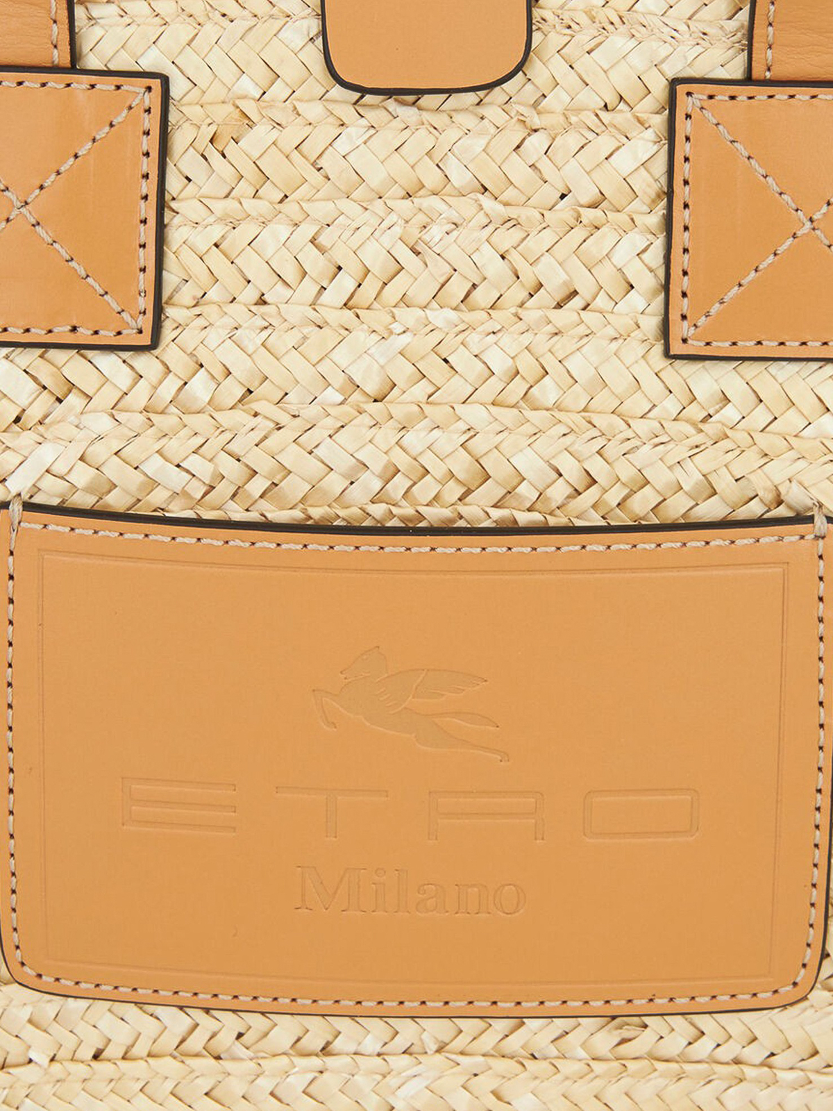 Etro tote bag in woven straw