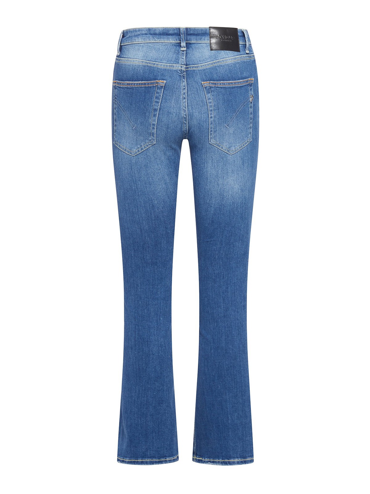 Shop Dondup Semi-flared Jeans In Light Wash