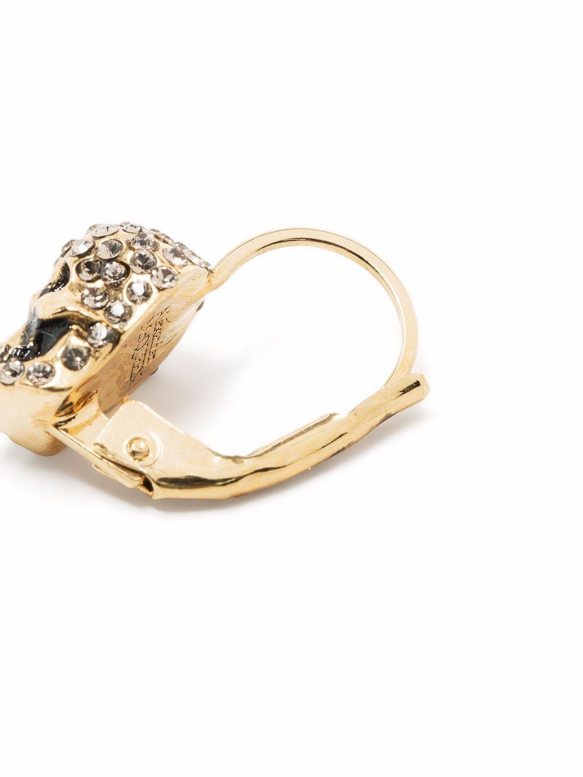 アクセサリーその他 ALEXANDER MCQUEEN 'Skull' earrings Gold 582698J160K Women's Pave Skull Chain Earrings in Gold | Alexander McQueen US