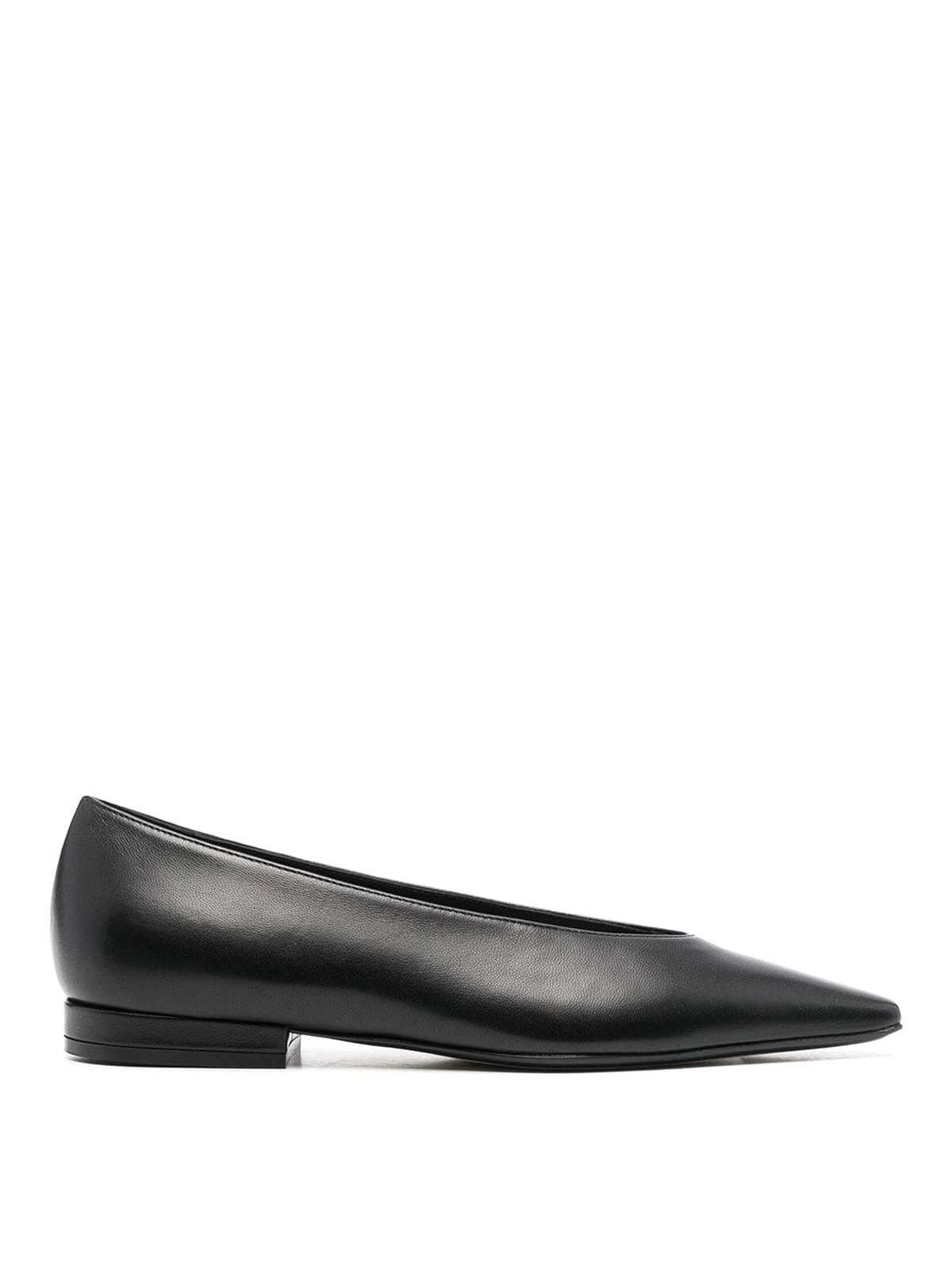 Lanvin Swing Flats With Pointed Toe In Black