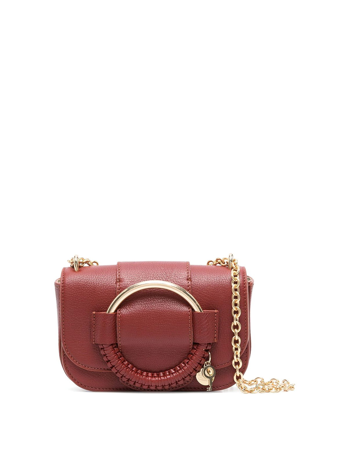Túi Nữ Burberry Pale Fawn Pink Small Patent Leather D-ring Bag 4078569 –  LUXITY