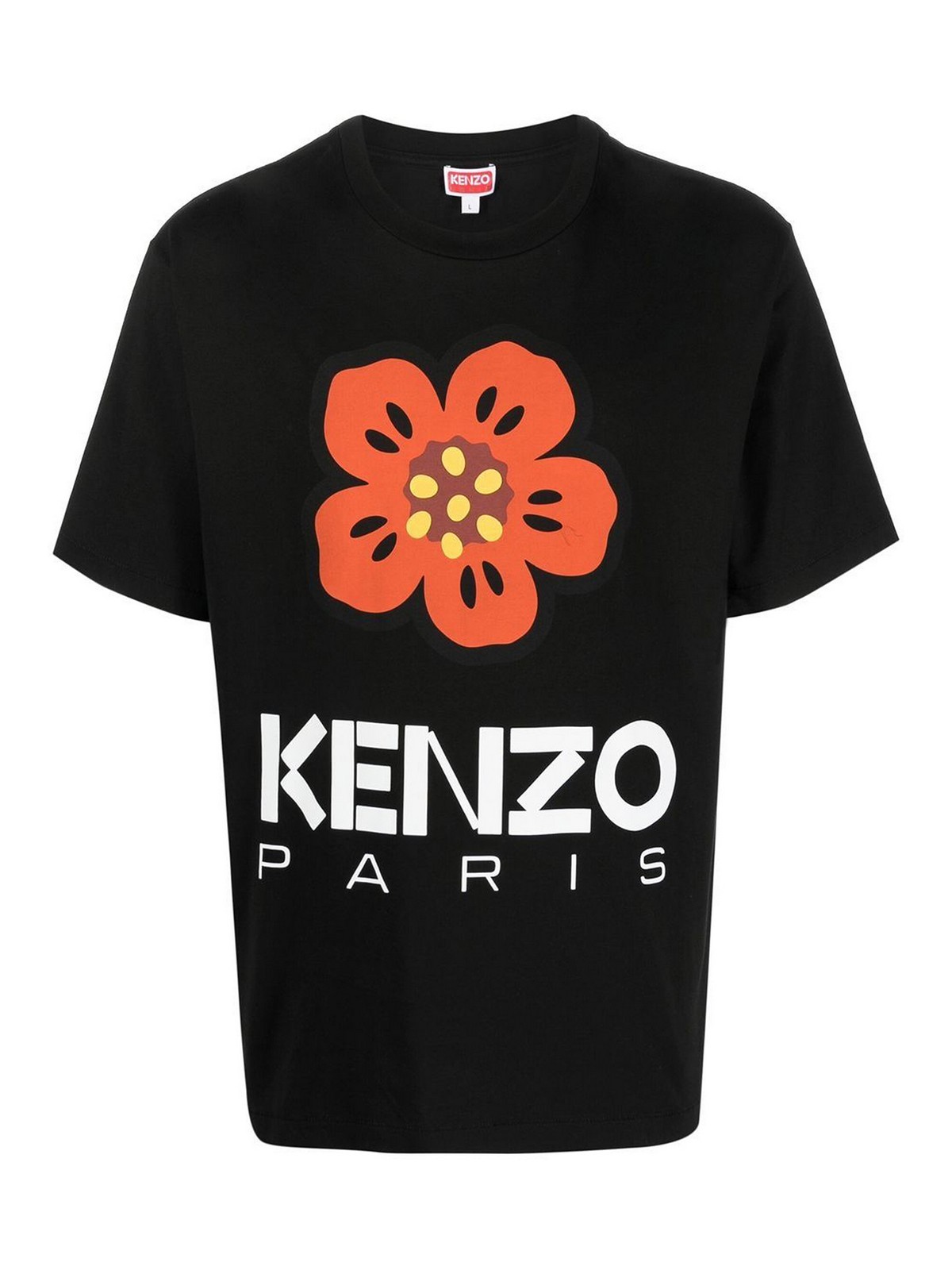 Kenzo Boke Print Jersey T-shirt In Black
