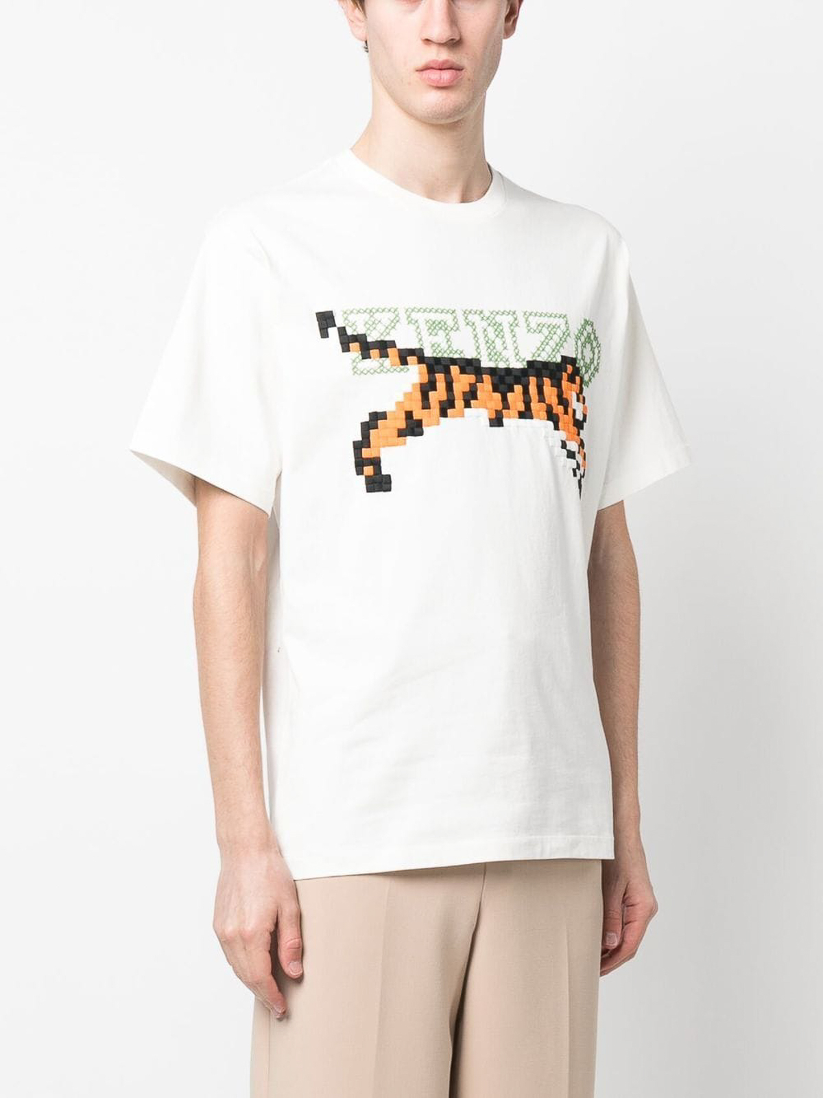 Kenzo Tシャツ - 白 - ホワイト - メンズ|FD55TS4464SY02