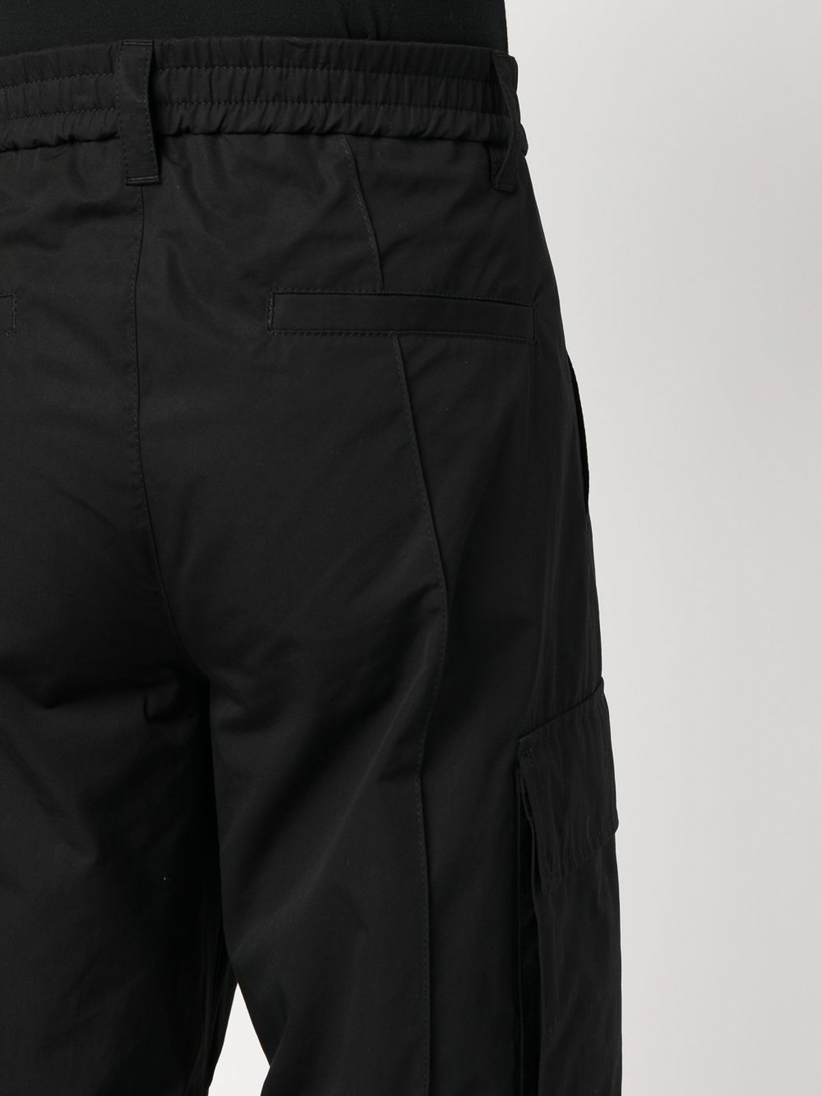 Shop Versace Cargo Trousers In Negro