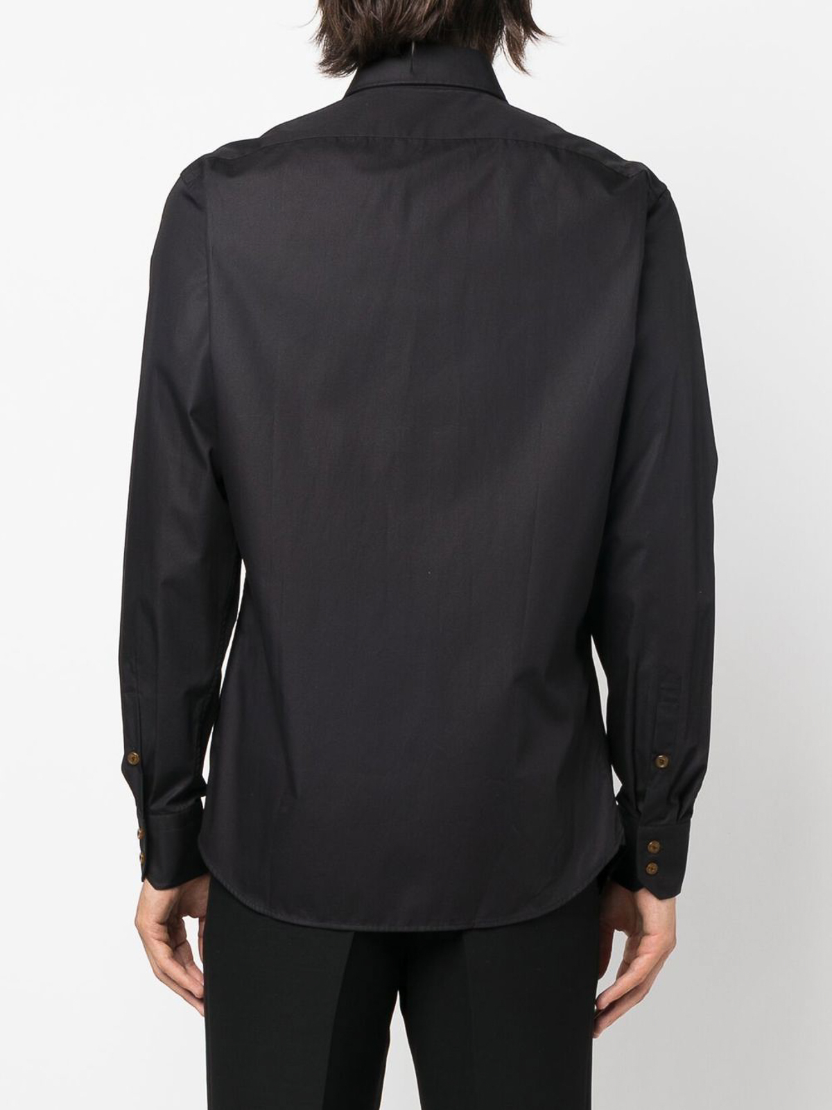 Shop Vivienne Westwood Organic Cotton Shirt In Black