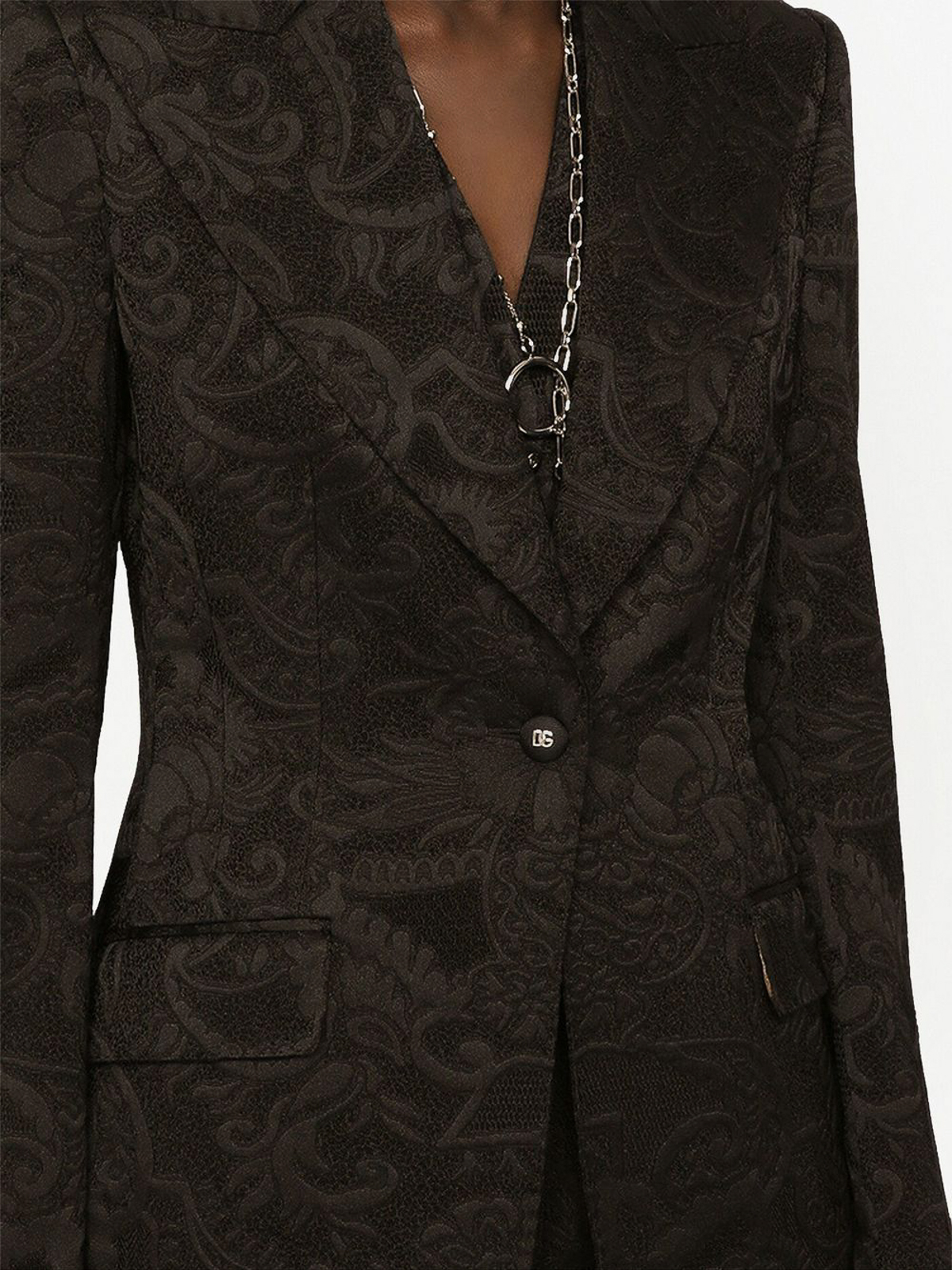 Shop Dolce & Gabbana Blazer - Turlington In Black