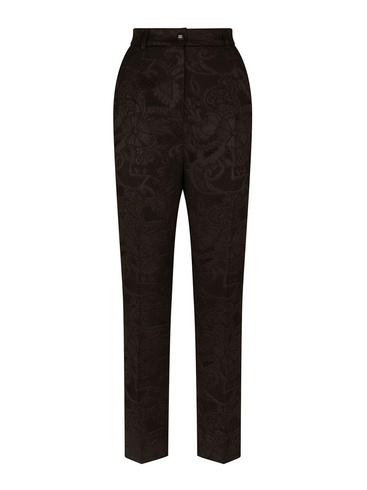 Dolce & Gabbana Tapered Trousers In Black