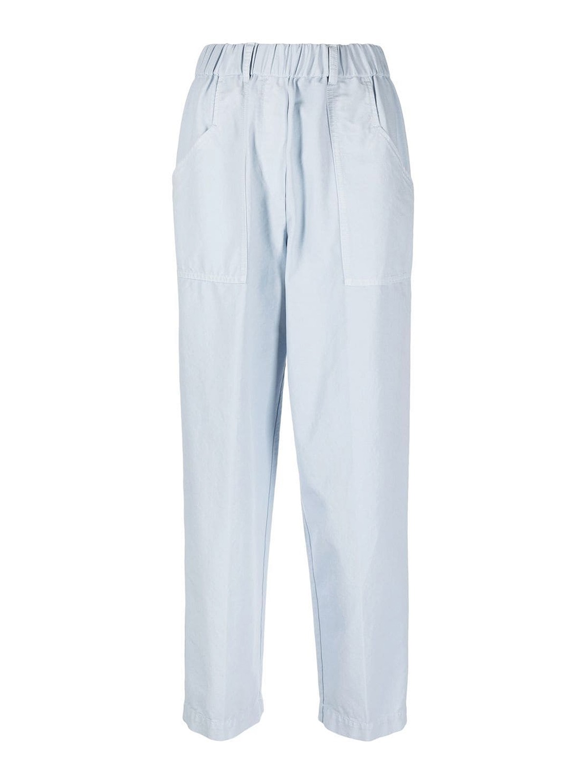 Forte Forte Cotton trousers - Light Blue - Women|10035MYPANTS5023 display picture 1