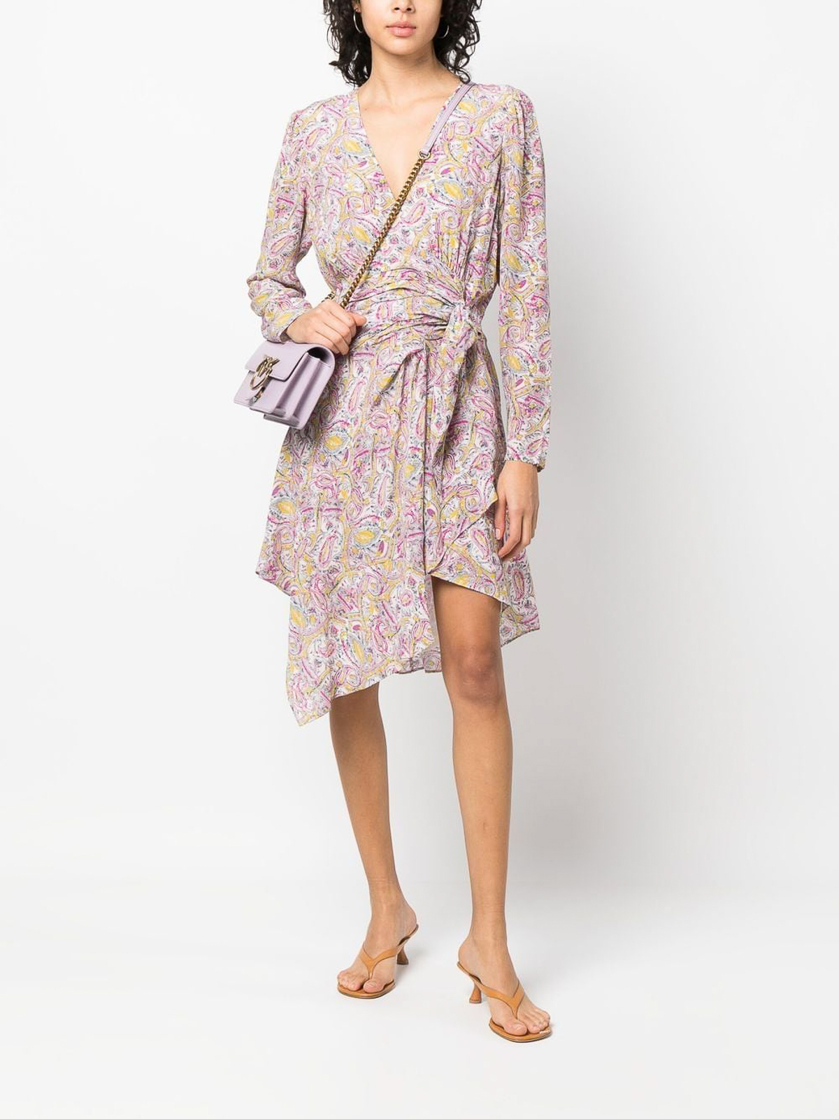 Shop Iro Paisley Minidress In Multicolour