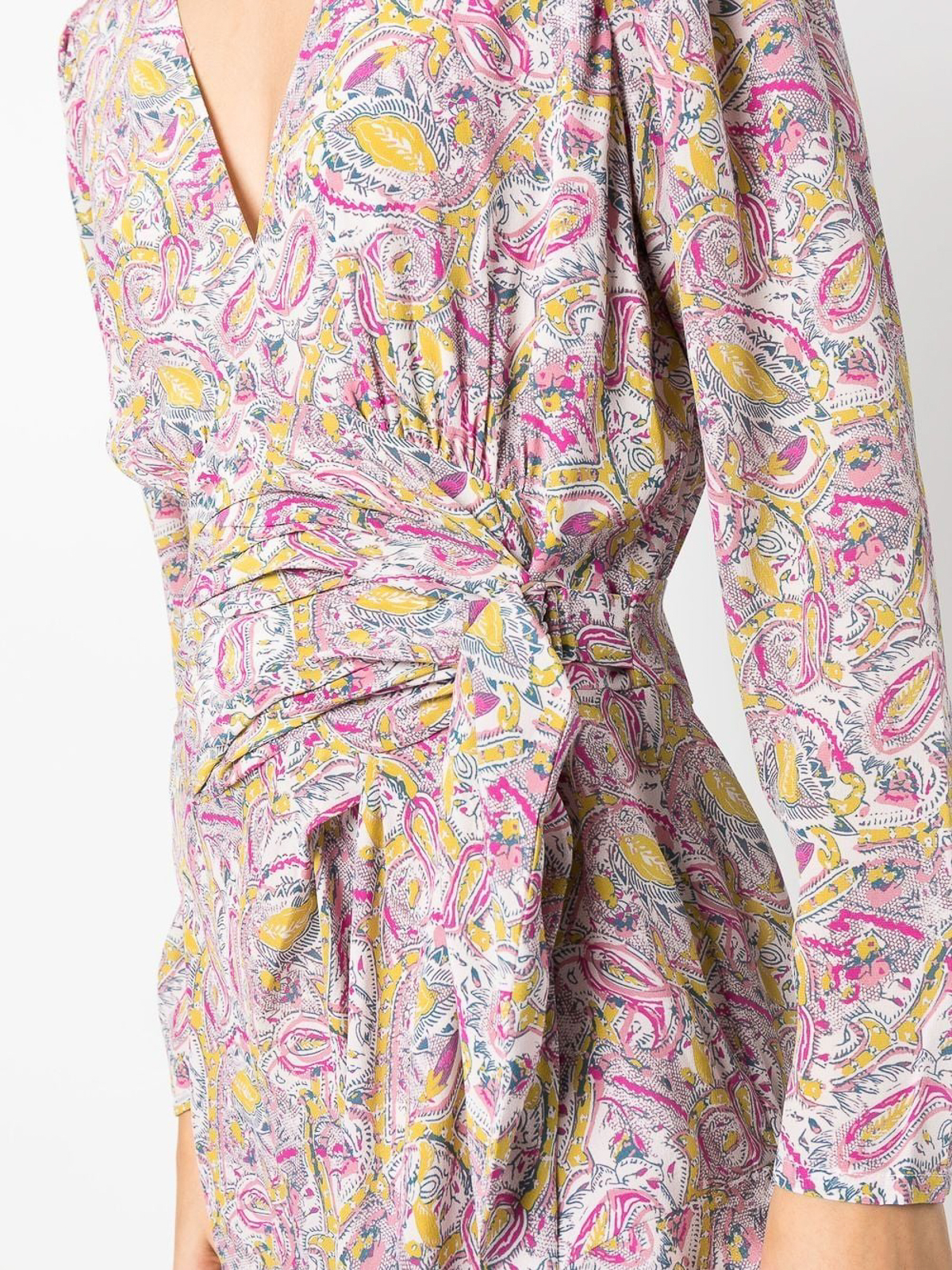 Shop Iro Paisley Minidress In Multicolour