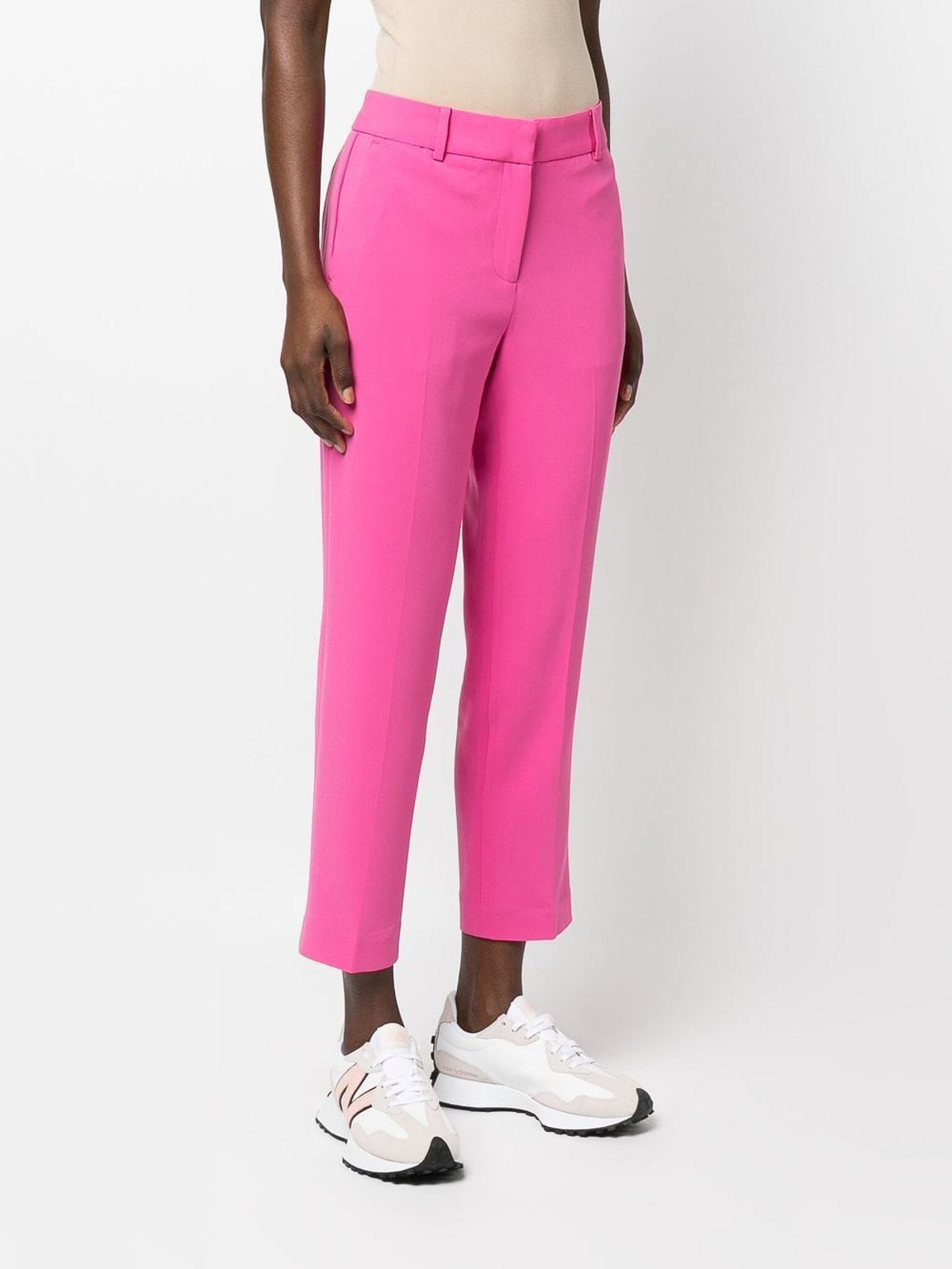Shop Michael Michael Kors Pink Tailored Trousers