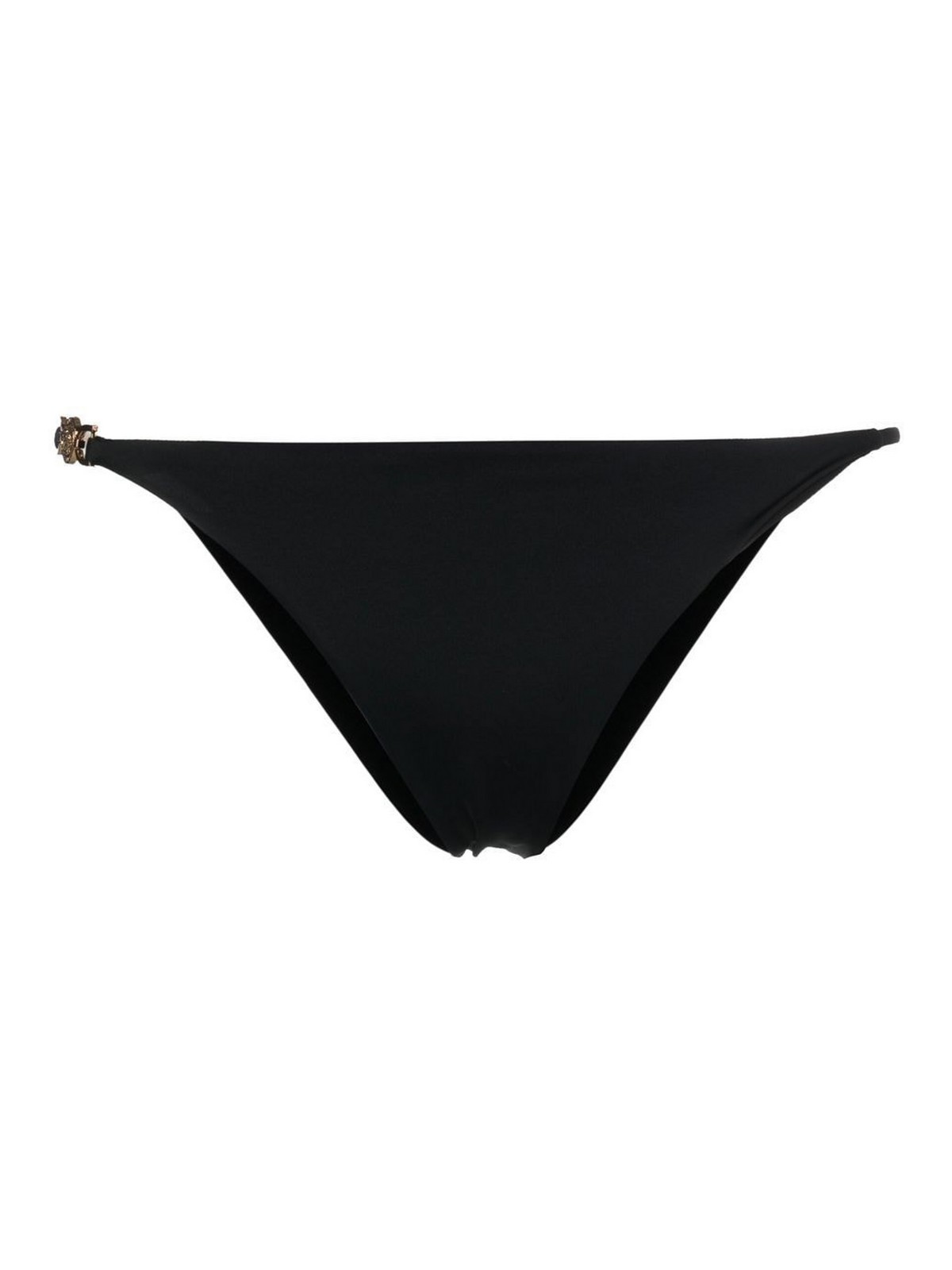 Versace Greca Detail Slip Bikini In Black