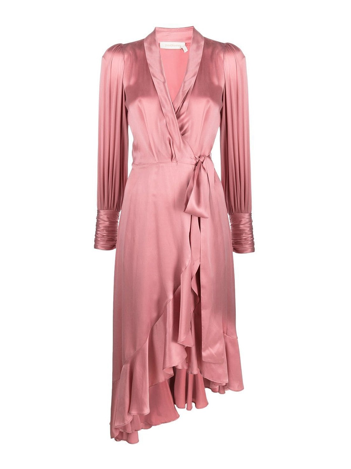 Zimmermann Ruffled maxi dress - Pink - Women | 8066DRHIGLIP