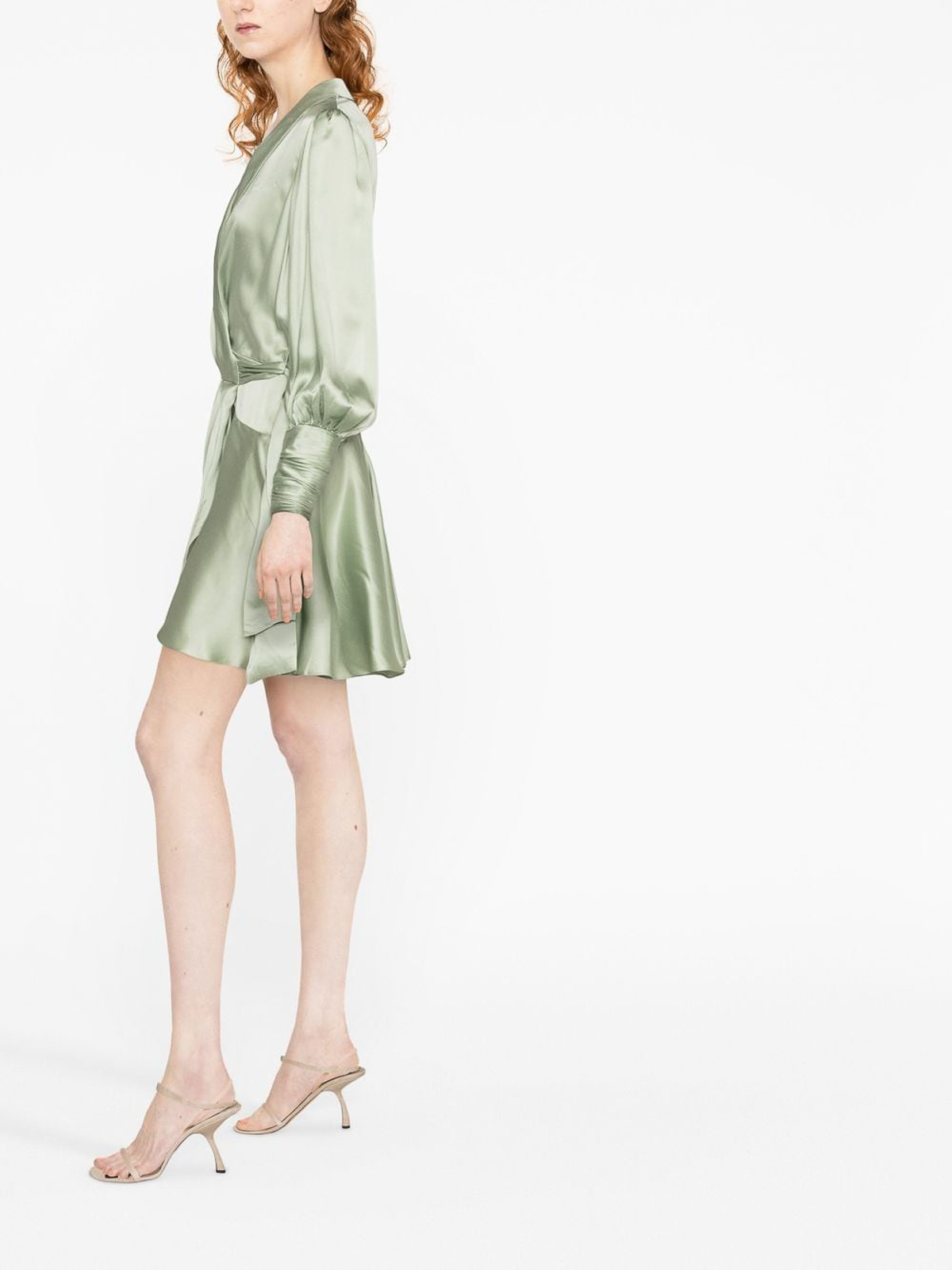 green emerald velvet dress sunray pleat midi dress