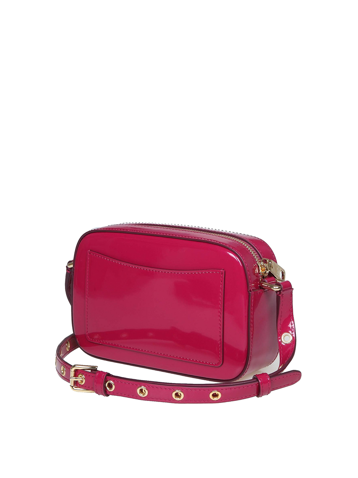 Cross body bags Dolce & Gabbana - Patent leather shoulder bag with logo -  BB7095A10378I484