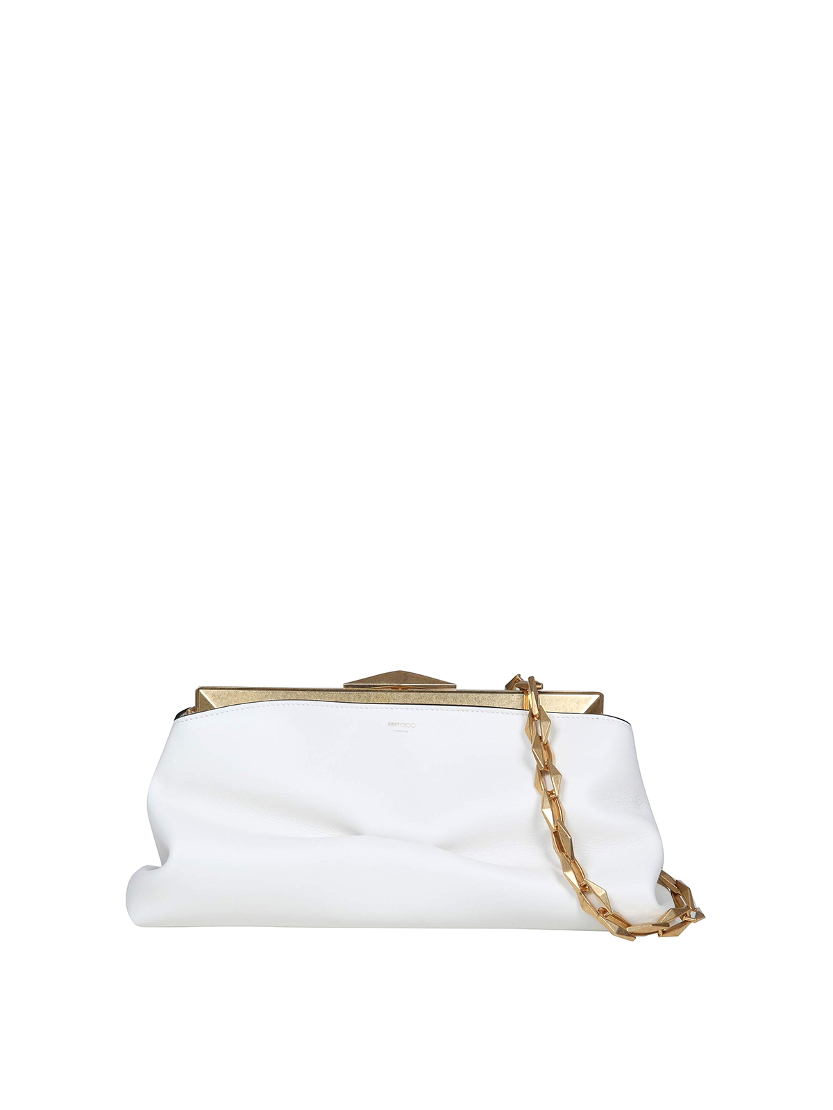 Jimmy Choo クロスボディバッグ - 白 | DIAMONDFRAMECLUTCH 