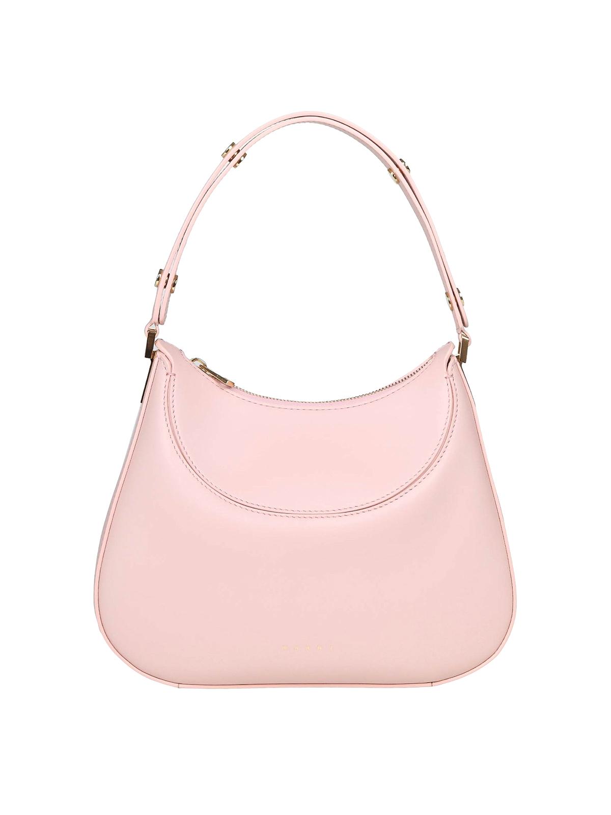 100% AUTHENTIC MARC JACOBS SMALL PINK LEATHER HOBO HANDBAG, ITALY