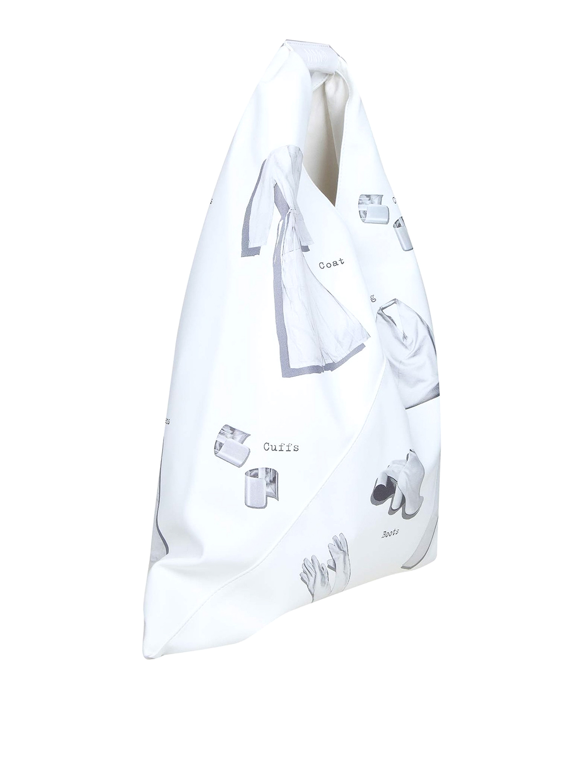 MM6 Maison Margiela Japanese leatherette bag with print