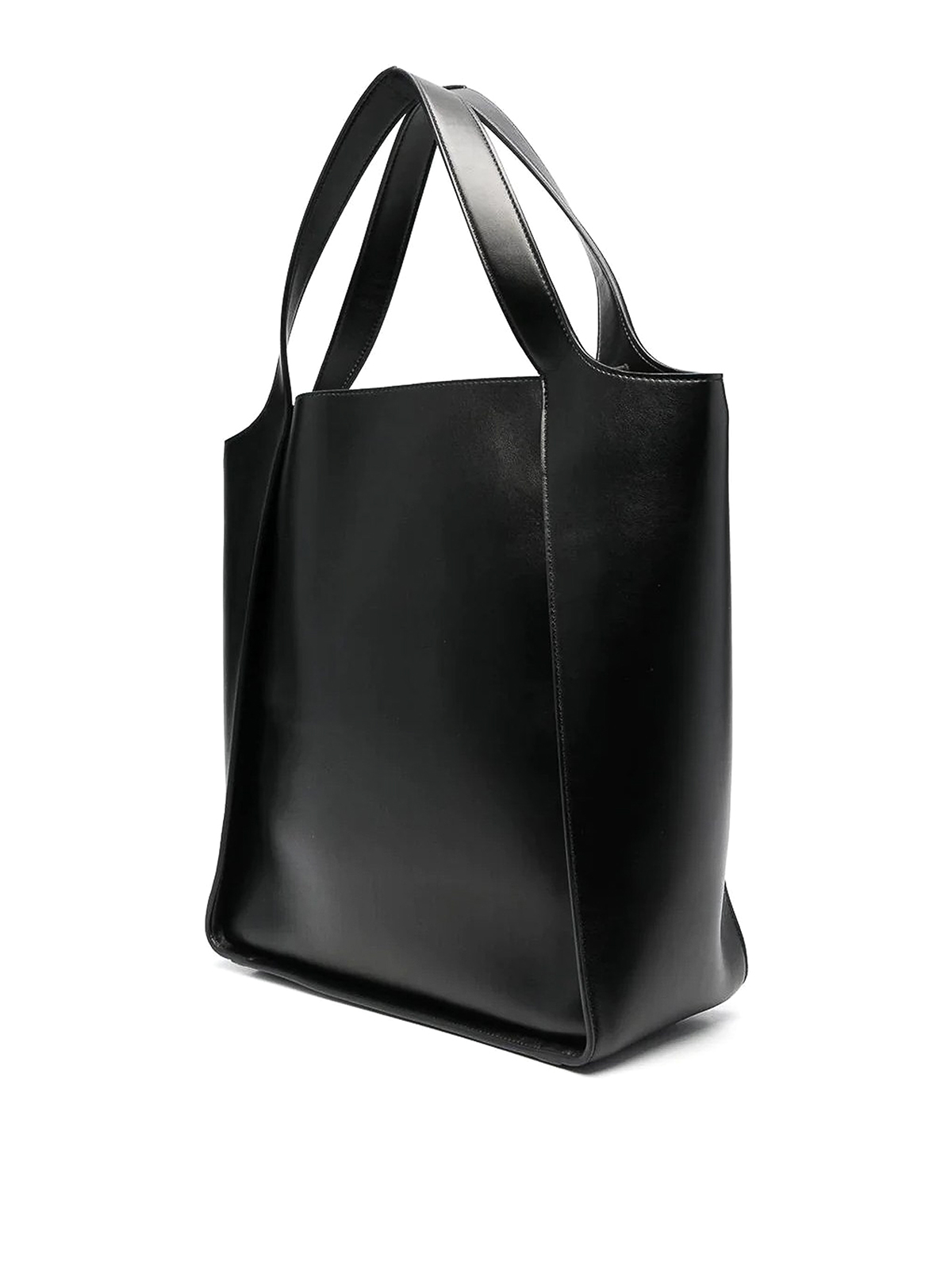 Shop Stella Mccartney Perforated-logo Tote Bag In Negro