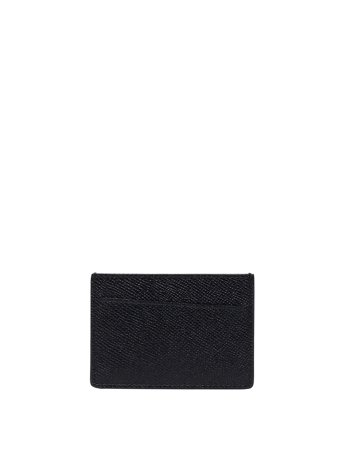 Shop Maison Margiela Logo-print Cardholder In Black