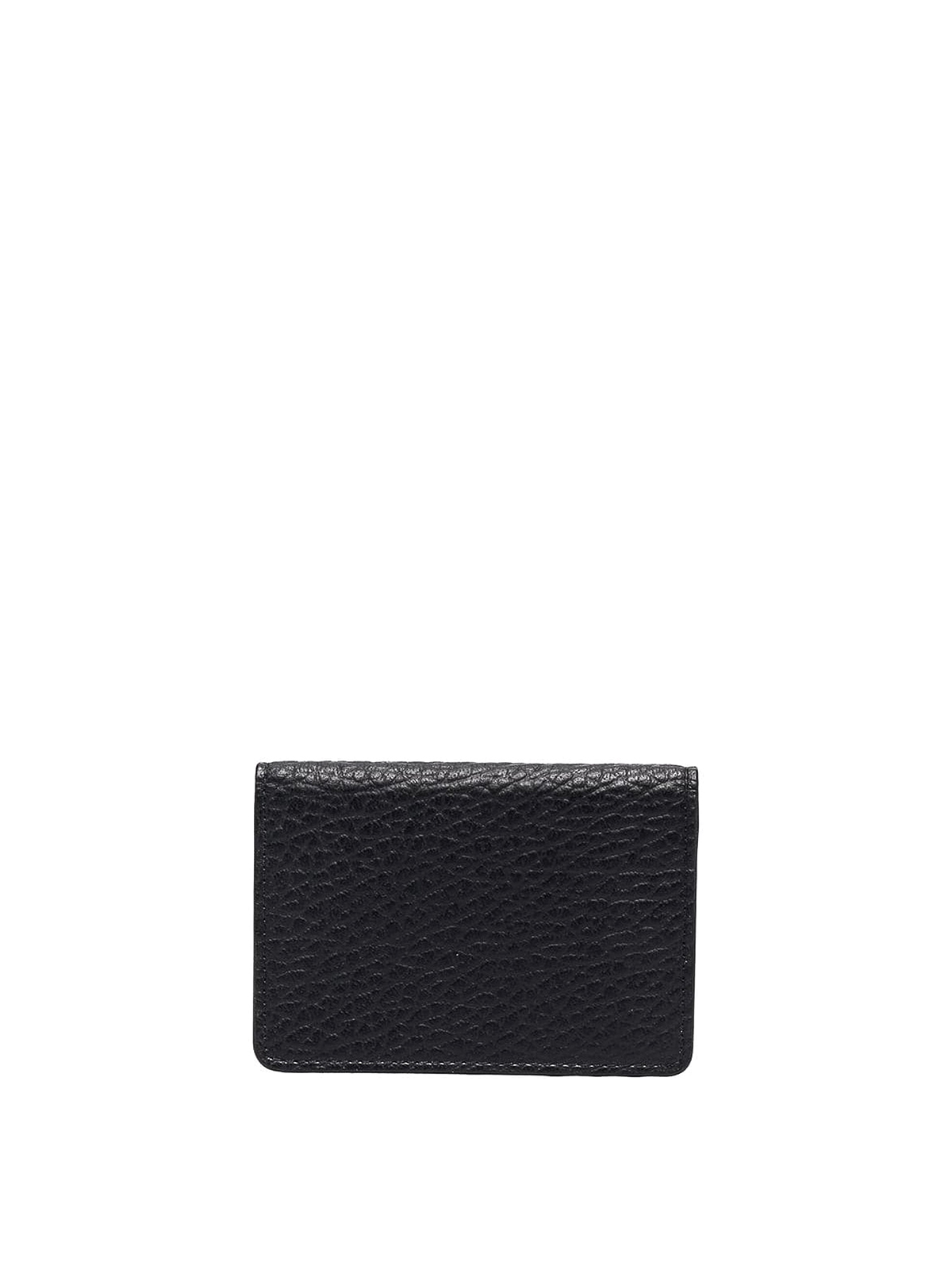 Maison Margiela Four-stitch Logo Wallet In Black