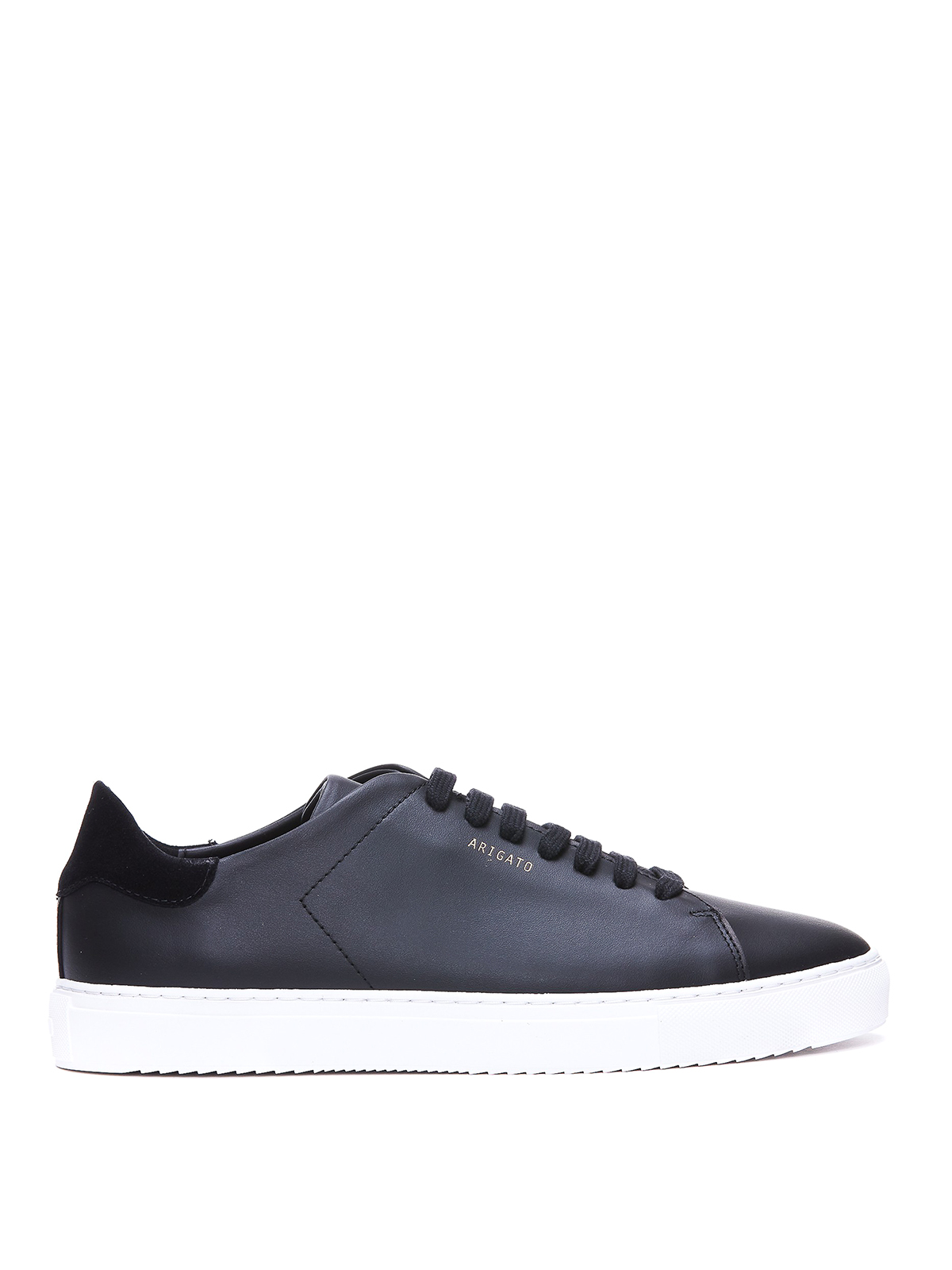 Axel Arigato Leather Trainers With Logo In Negro
