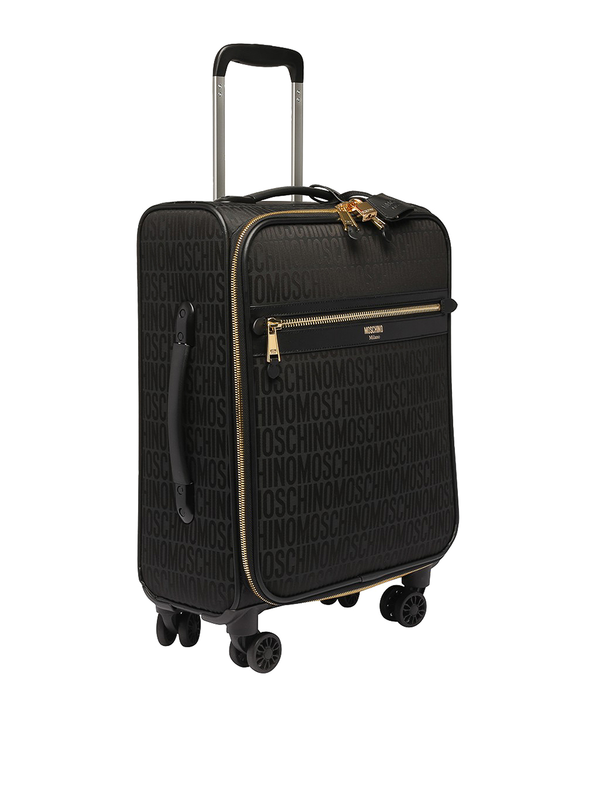 Harmoni Faktisk Held og lykke Luggage & Travel bags Moschino - Monogram trolley with telescopic handle -  860182681555