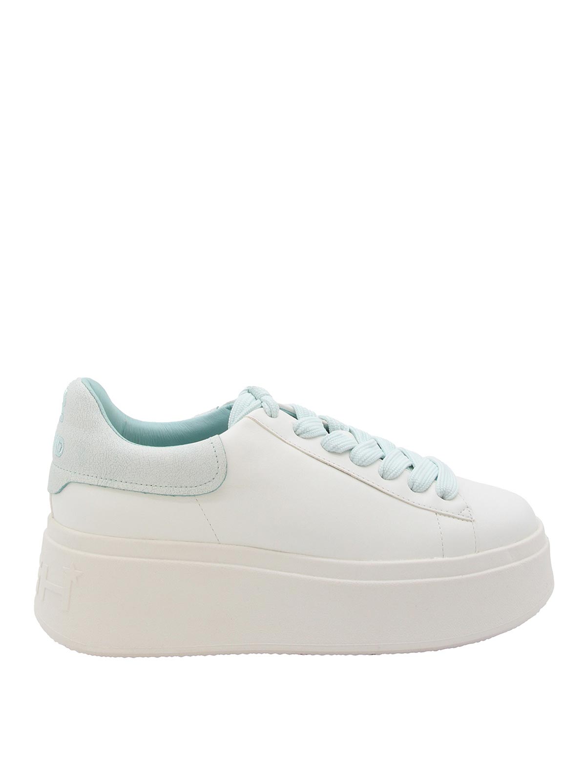 Ash Sneakers With Platform And Rear Detail In White