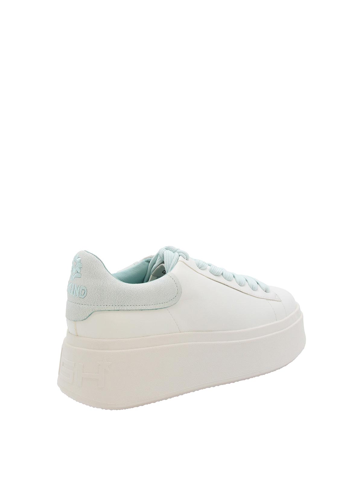 Shop Ash Sneakers With Platform And Rear Detail In White