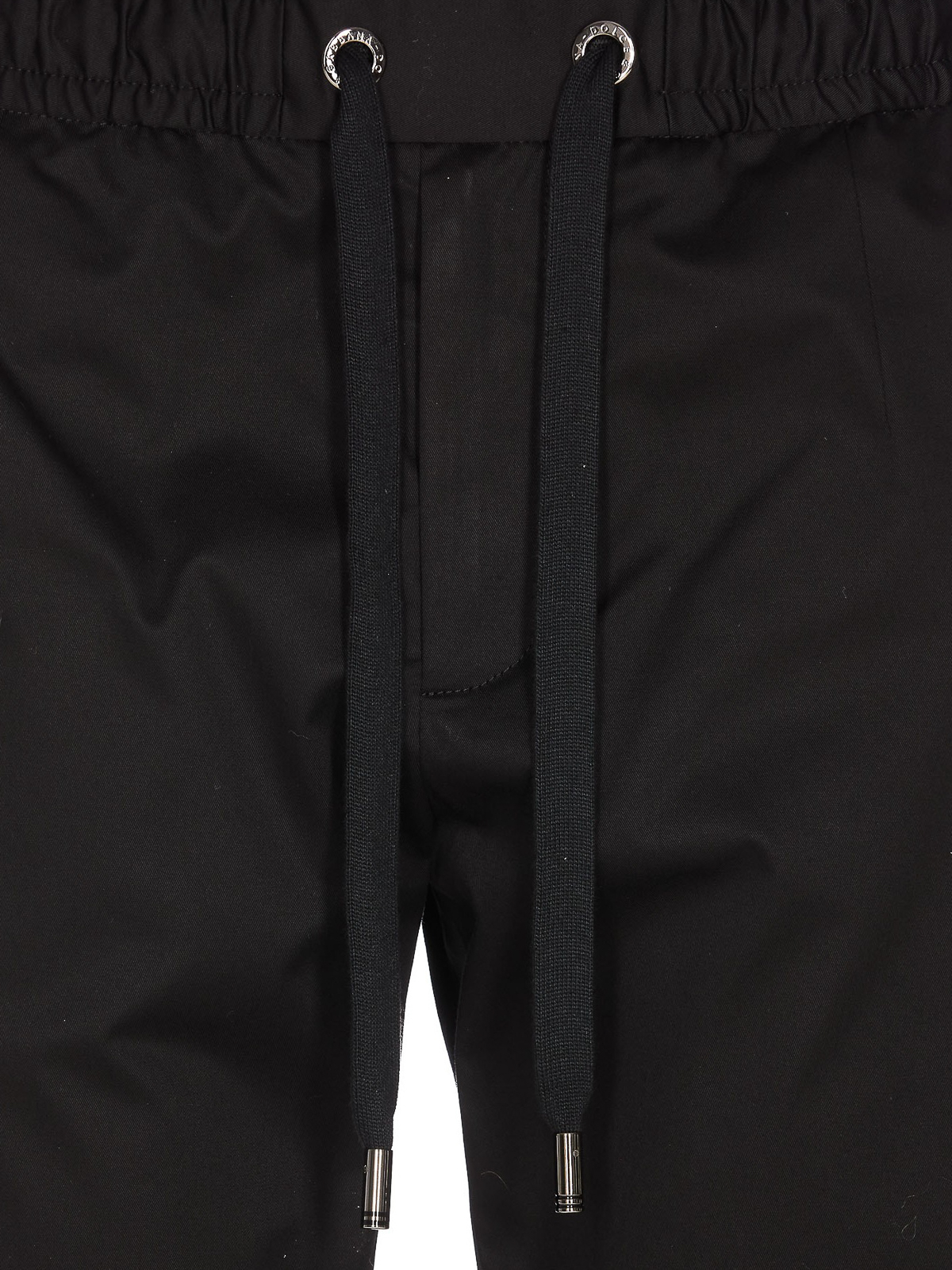 Shop Dolce & Gabbana Track Pants Elasticized On Waist With Logo In Black