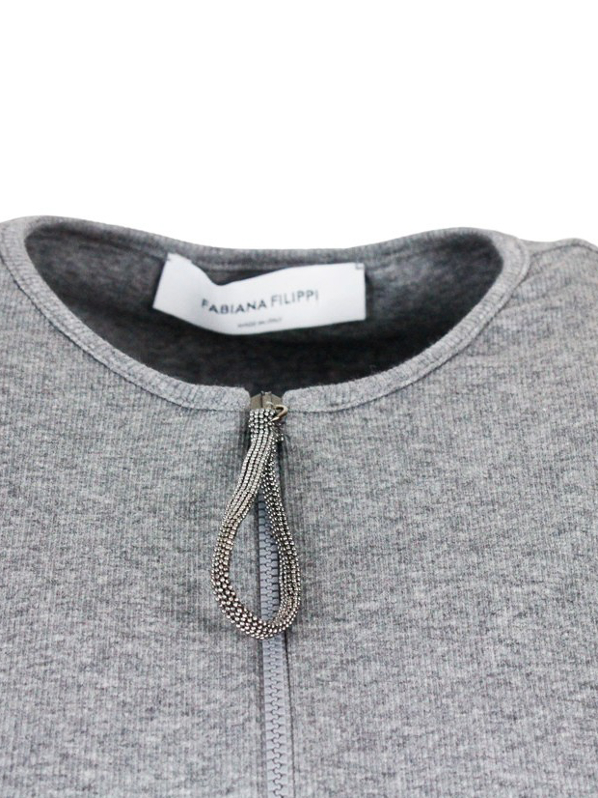 Shop Fabiana Filippi Camiseta - Gris In Grey