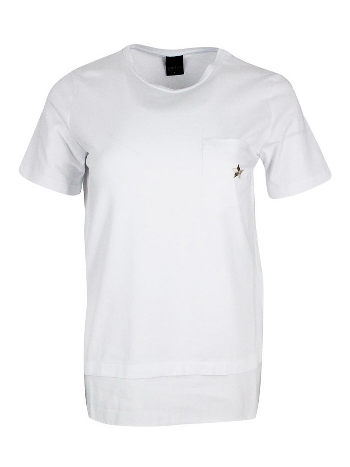 Shop Lorena Antoniazzi Camiseta - Blanco In White