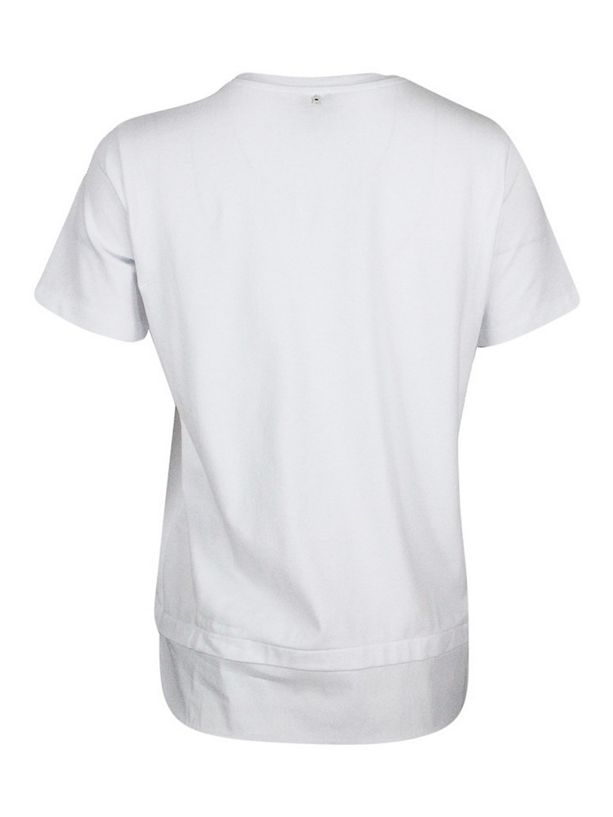 Shop Lorena Antoniazzi Breast Pocket T-shirt In White
