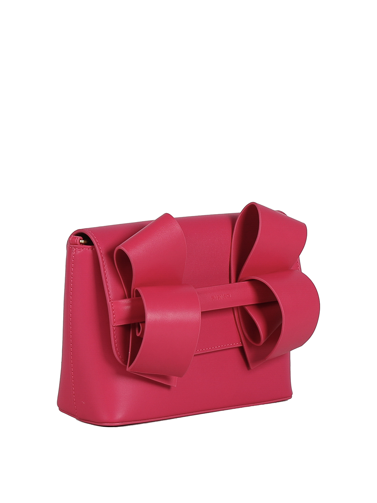 Shop Pinko Aika Clutch Mini Bag In Fuchsia