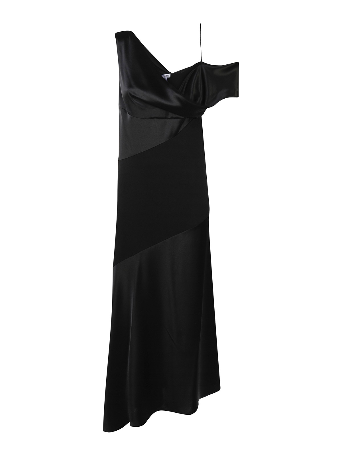 loewe evening dress LOEWE Embellished Open-back Draped Jersey Gown - Women - Black Dresses