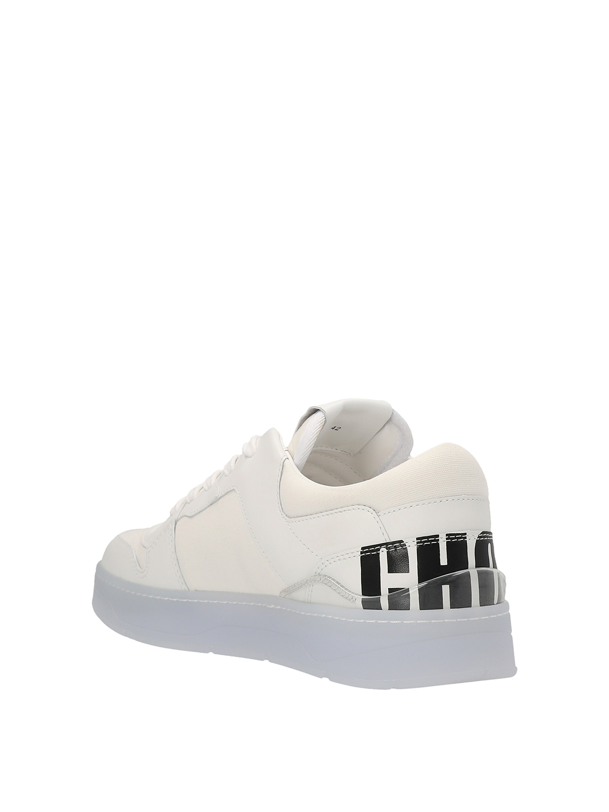 Shop Jimmy Choo Florence Sneakers In White