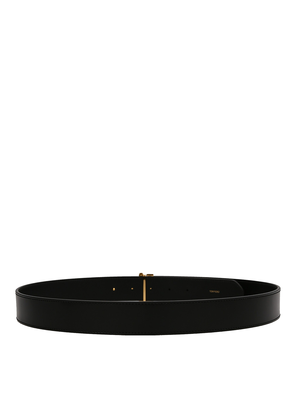 【TOM FORD】ロゴ エングレーブ ベルト ブラック 25SS Tom Ford Logo buckle belt - Black - Men | TB252LCL052G1N001