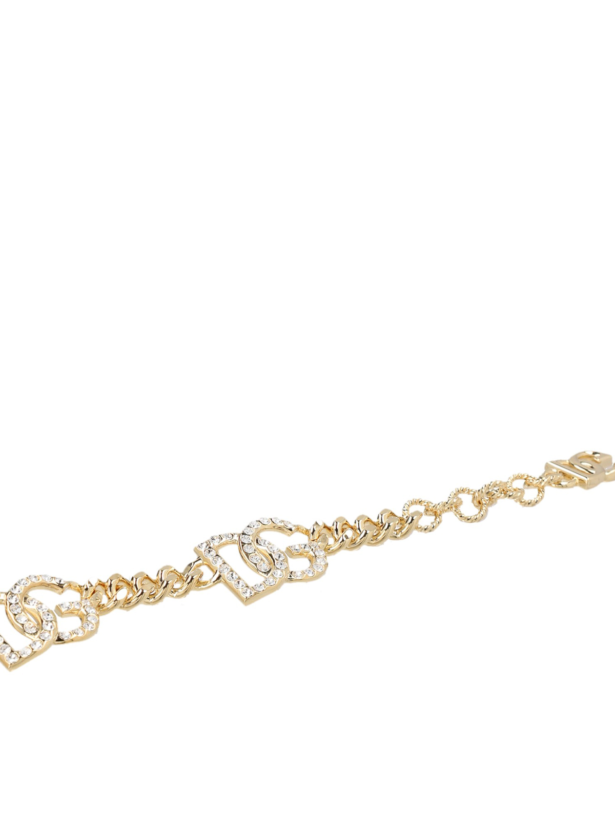ブレスレット Dolce & Gabbana Crystal logo bracelet (WBO4S3W1111 ZOO00) Dolce & Gabbana Crystal logo bracelet - Gold | WBO4S3W1111ZOO00
