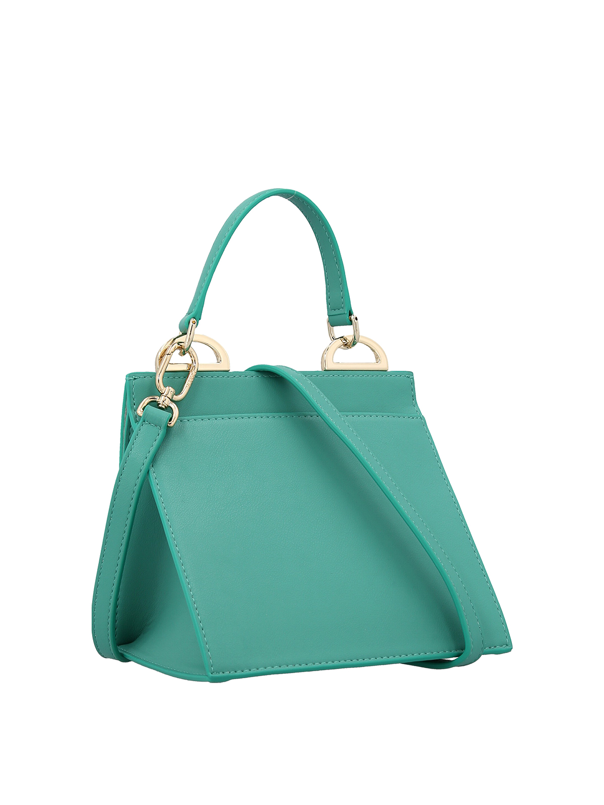 Shop Furla Futura Handbag In Green