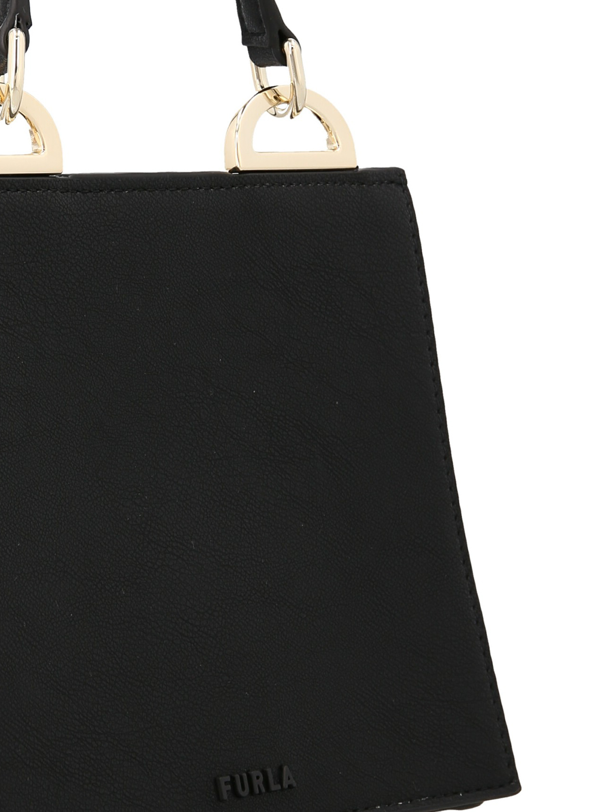 Shop Furla Futura Handbag In Black