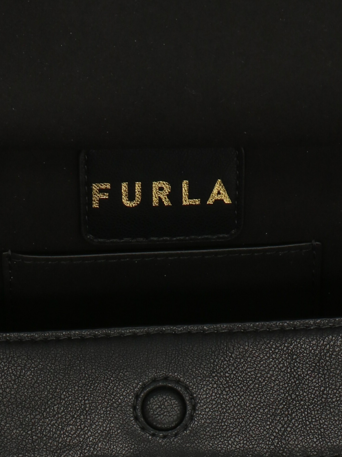 Shop Furla Futura Crossbody Bag In Black
