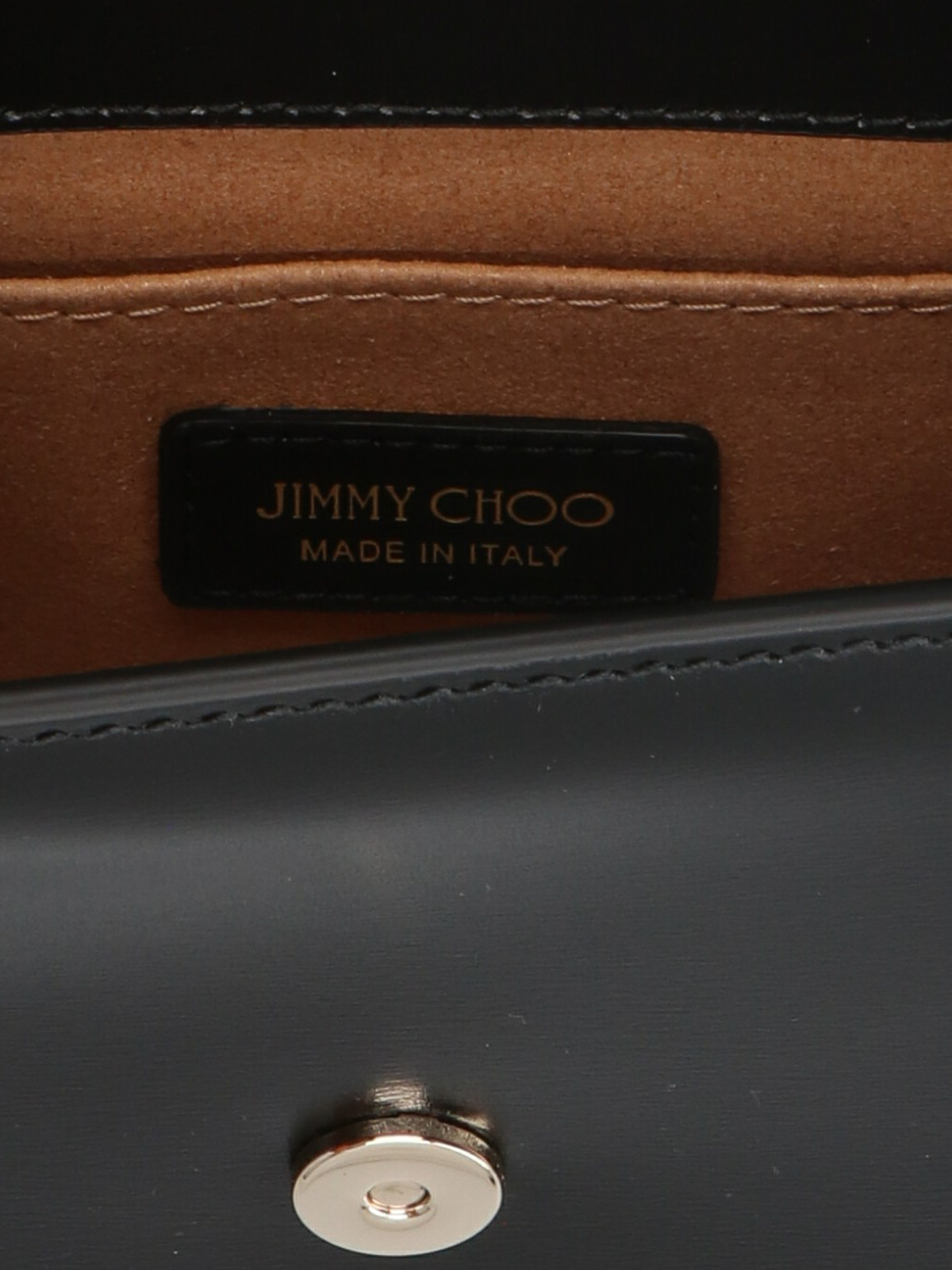 Shop Jimmy Choo Varenne Shoulder Bag In Black