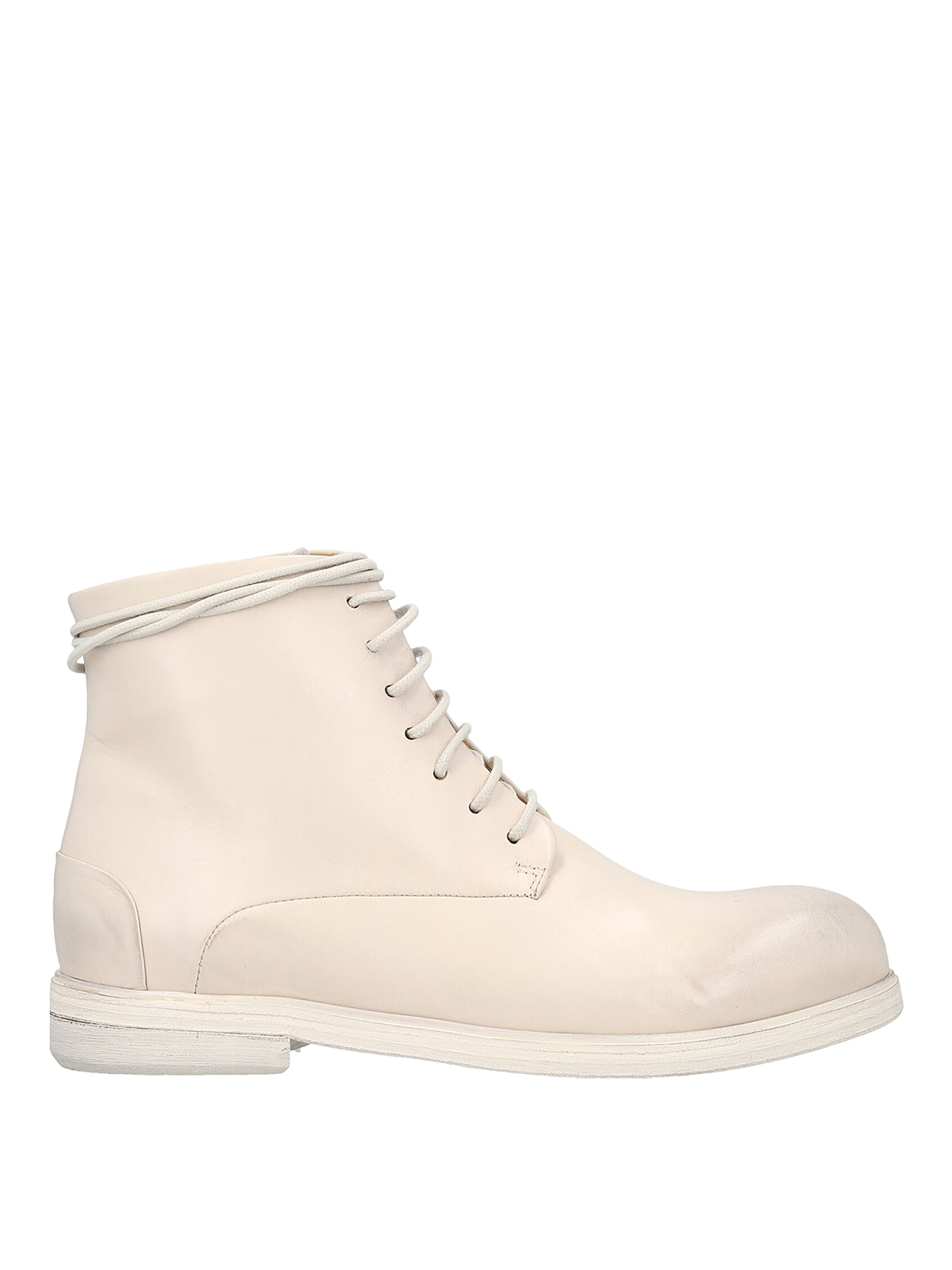 Marsèll Zucca Media Ankle Boots In Blanco