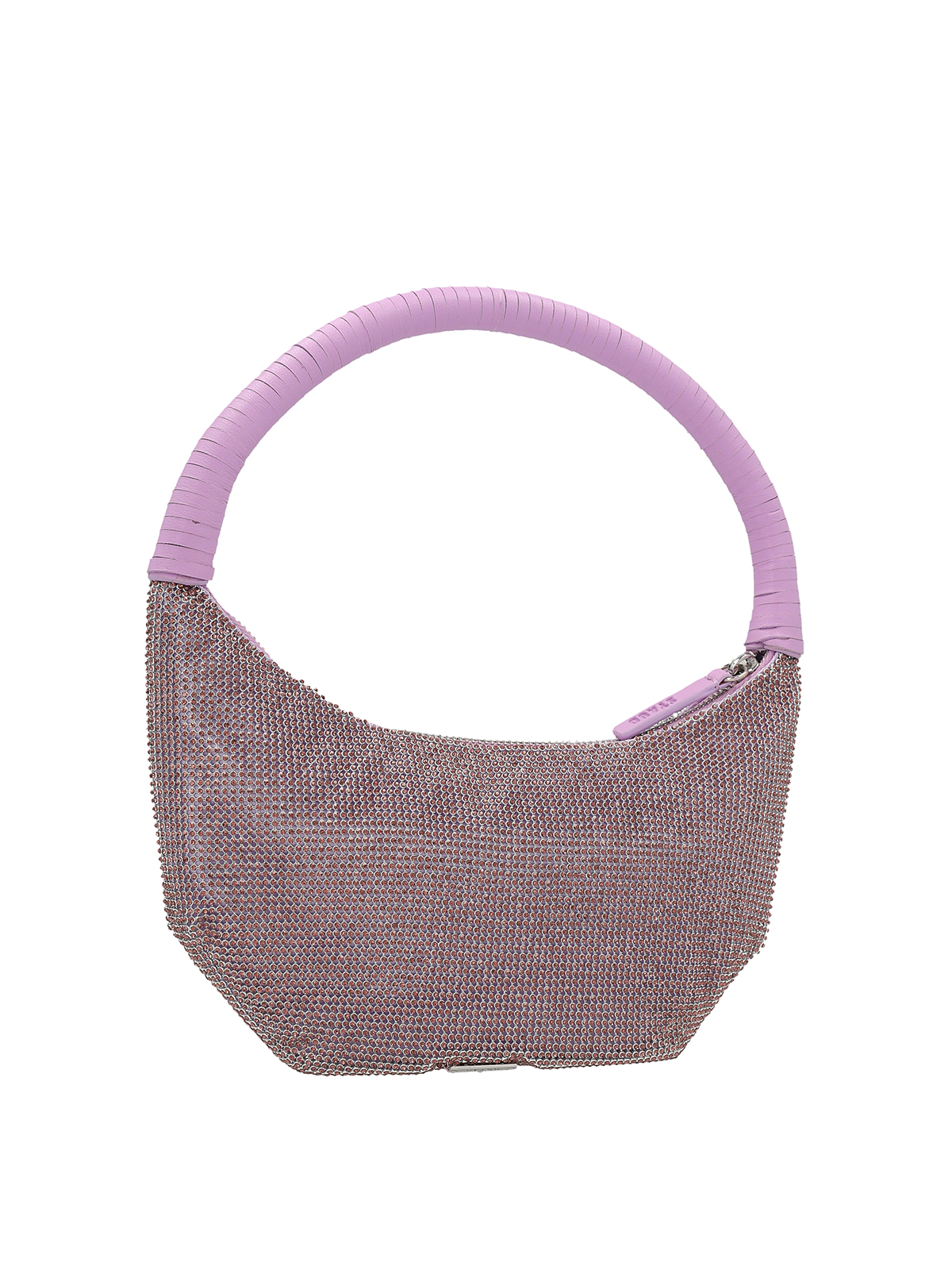 Shop Staud Pepper Crystal Handbag In Purple